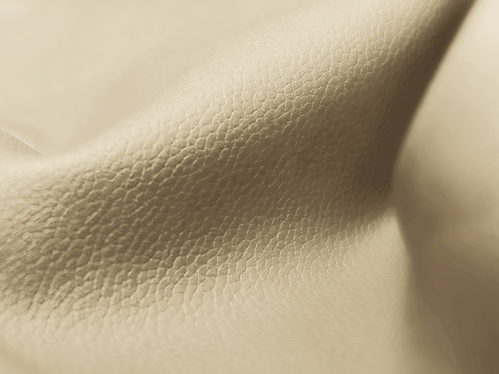 Modulární rohová sedačka pravostranná LOKUA béžová ekologická kůže