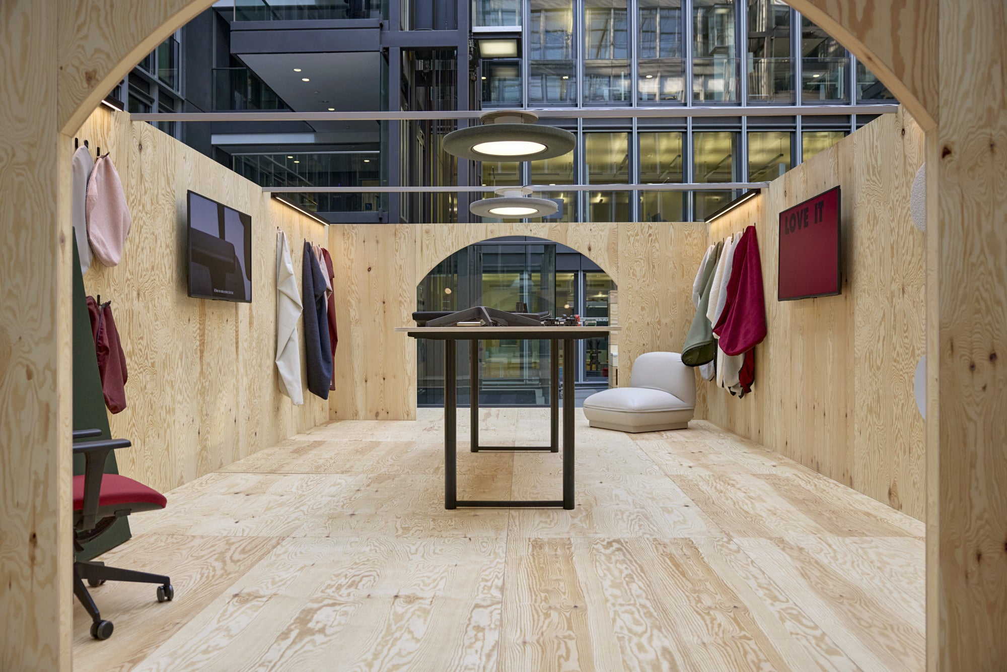 LP SLIM ACOUSTIC pendant lamp dark aluminum edge