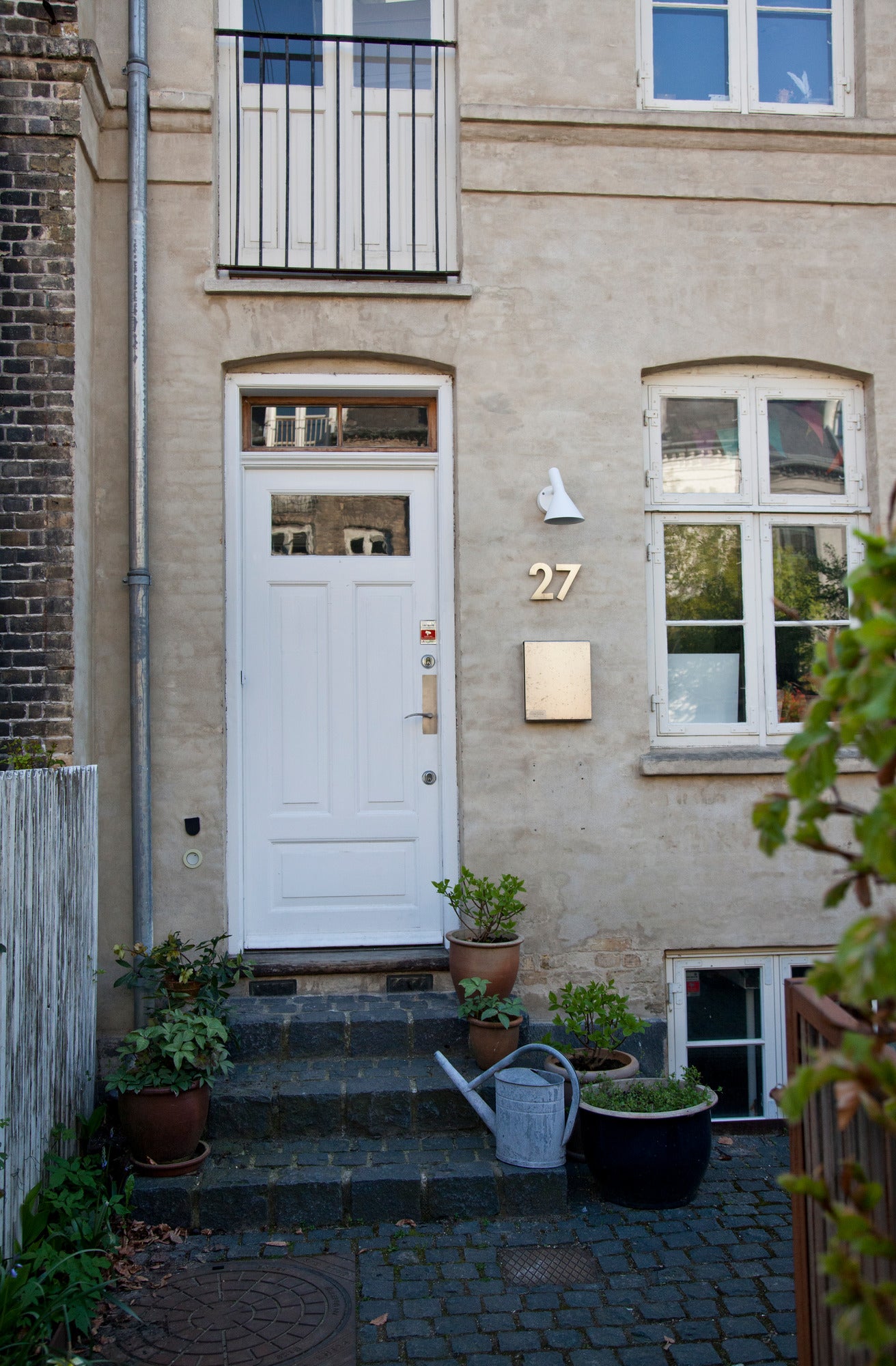 Venkovní nástěnná lampa AJ 50 bílá