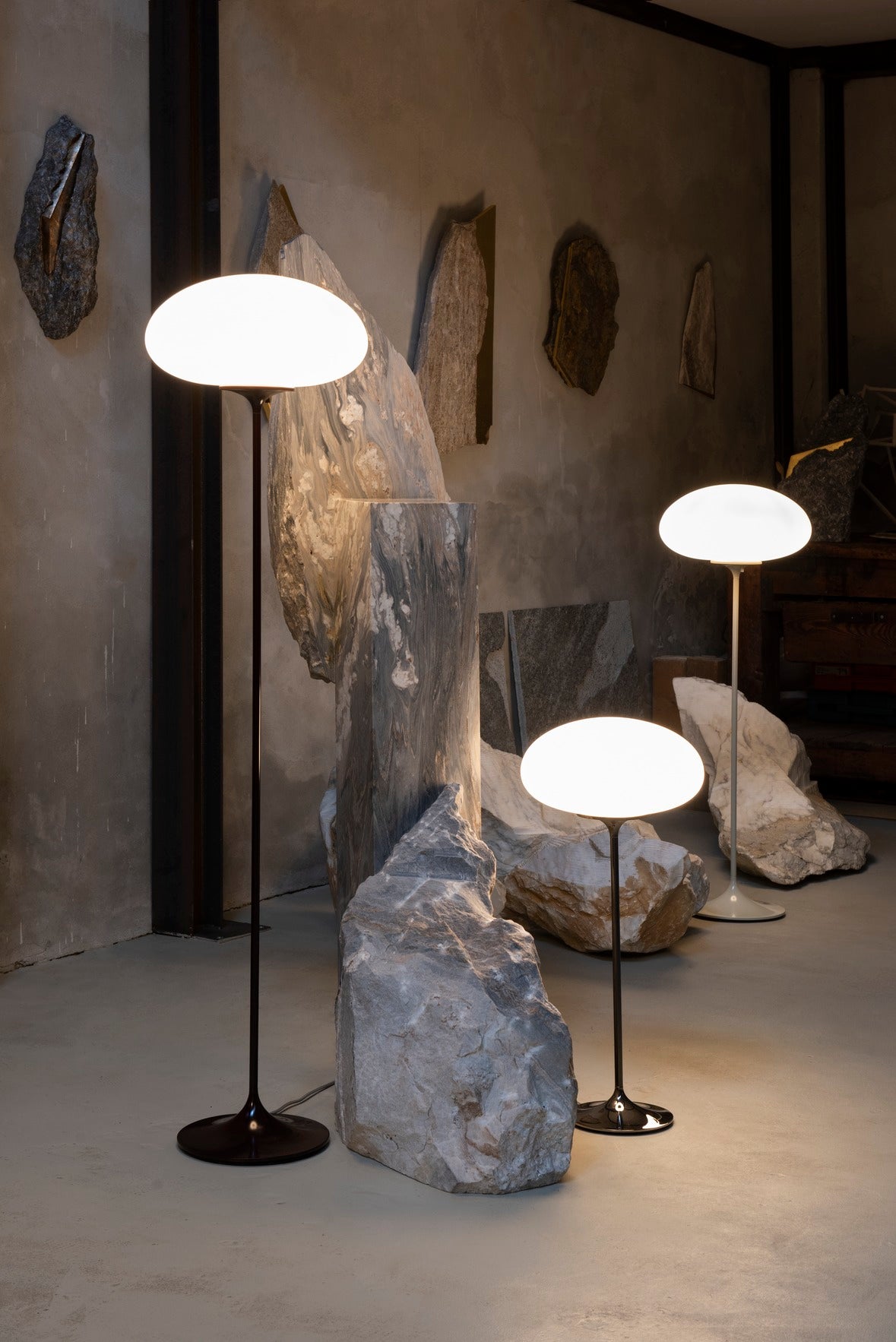 STEMLITE floor lamp burgundy