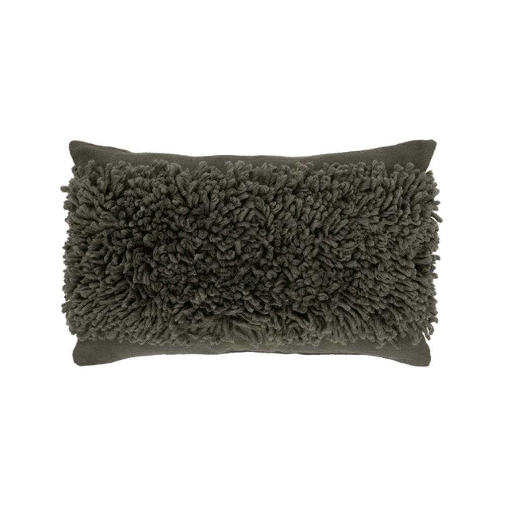 Polštář MALIN šedozelený