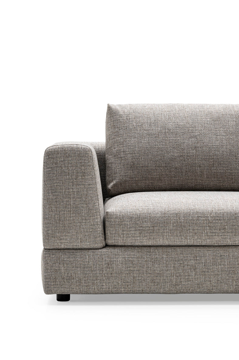 Right-facing LAYLA upholstered corner sofa