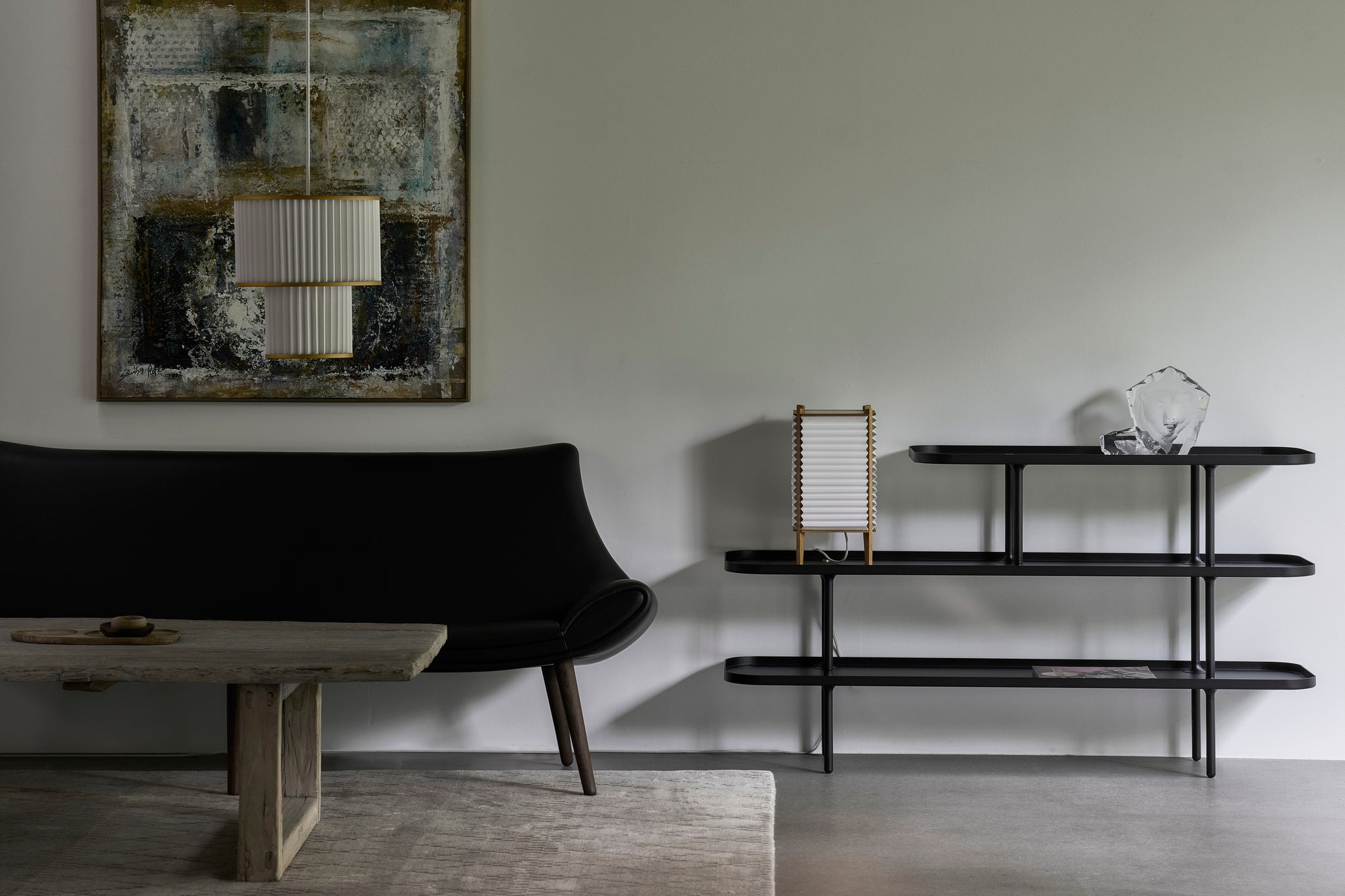 Hanging Lamp MODEL 110 PLIVELLO white with gold