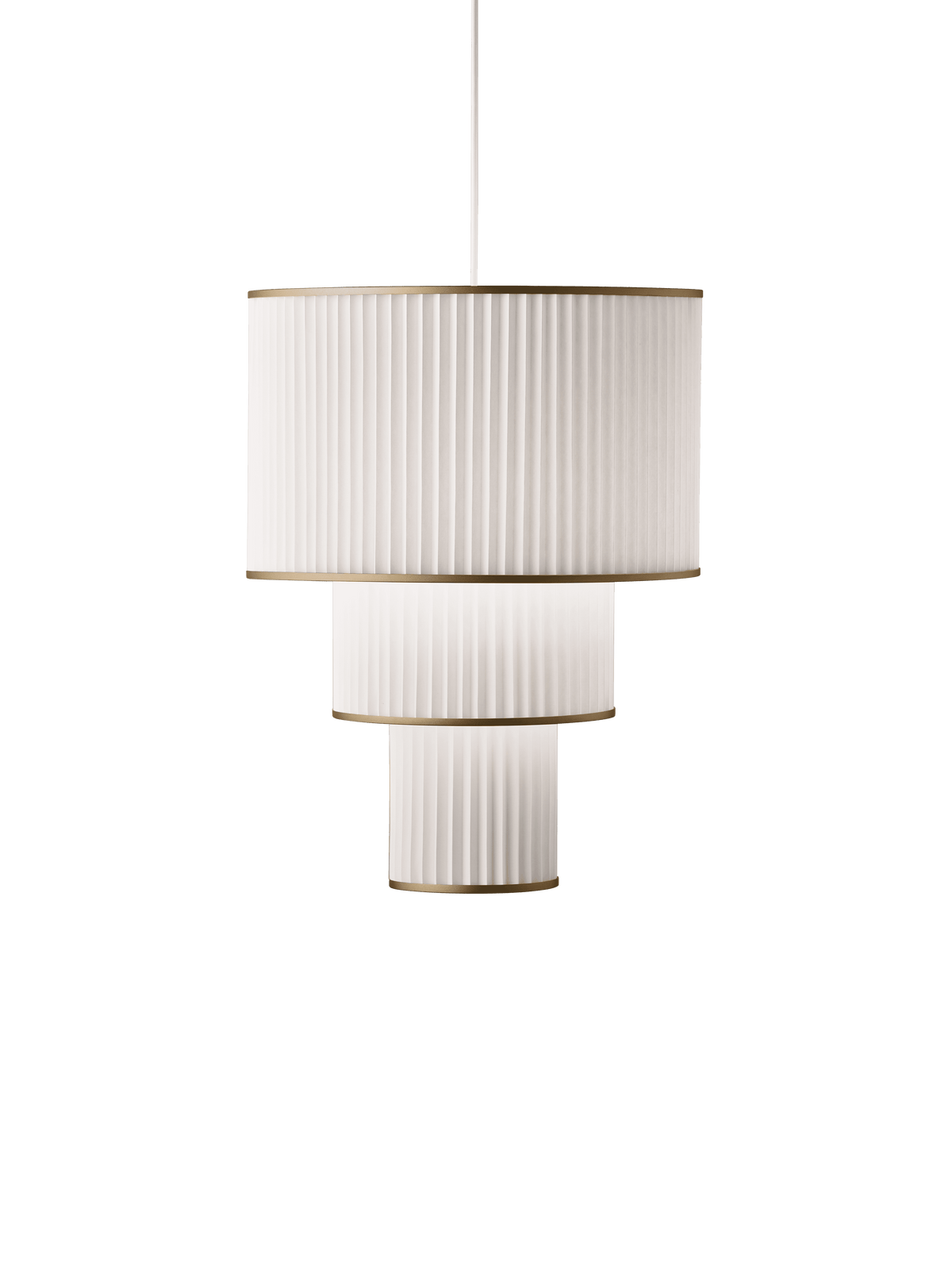 Lampa wisząca MODEL 112 PLIVELLO biały ze złotym, marka Le Klint
