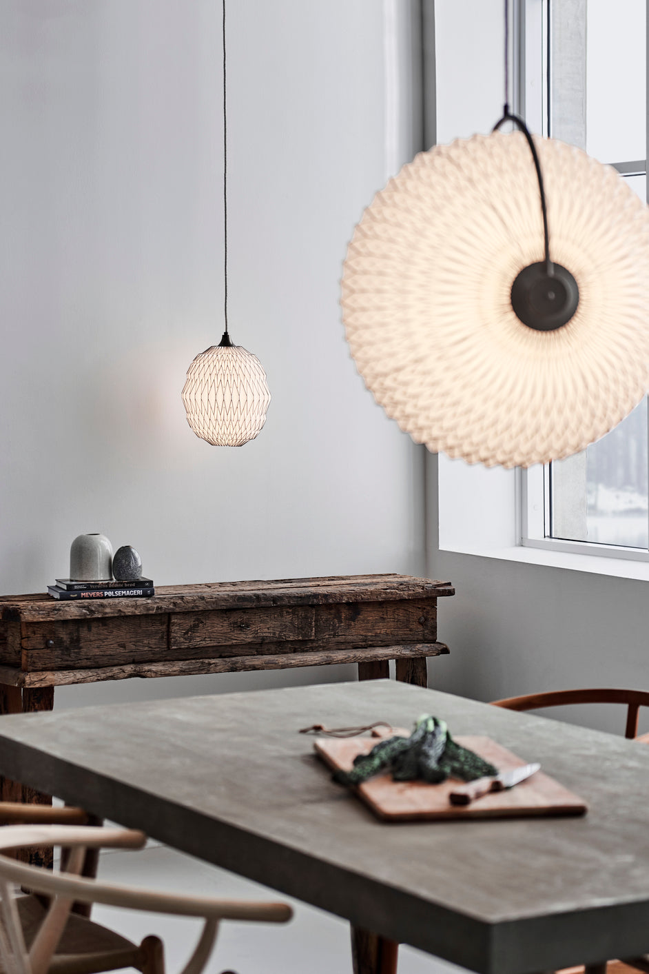 Hanging Lamp MODEL 126 CALEO ORIGINAL white