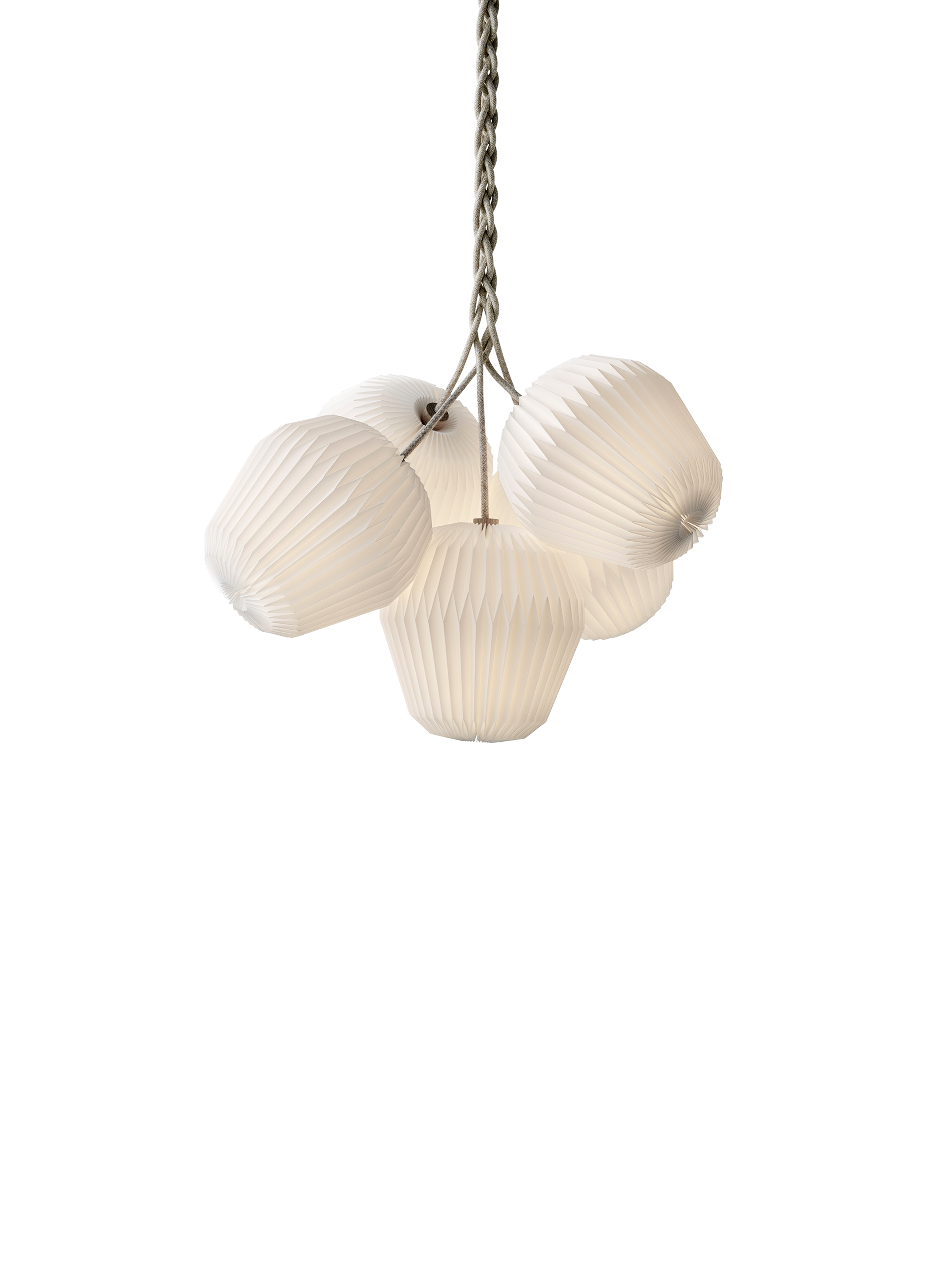 Lustr BOUQUET 5 bílý