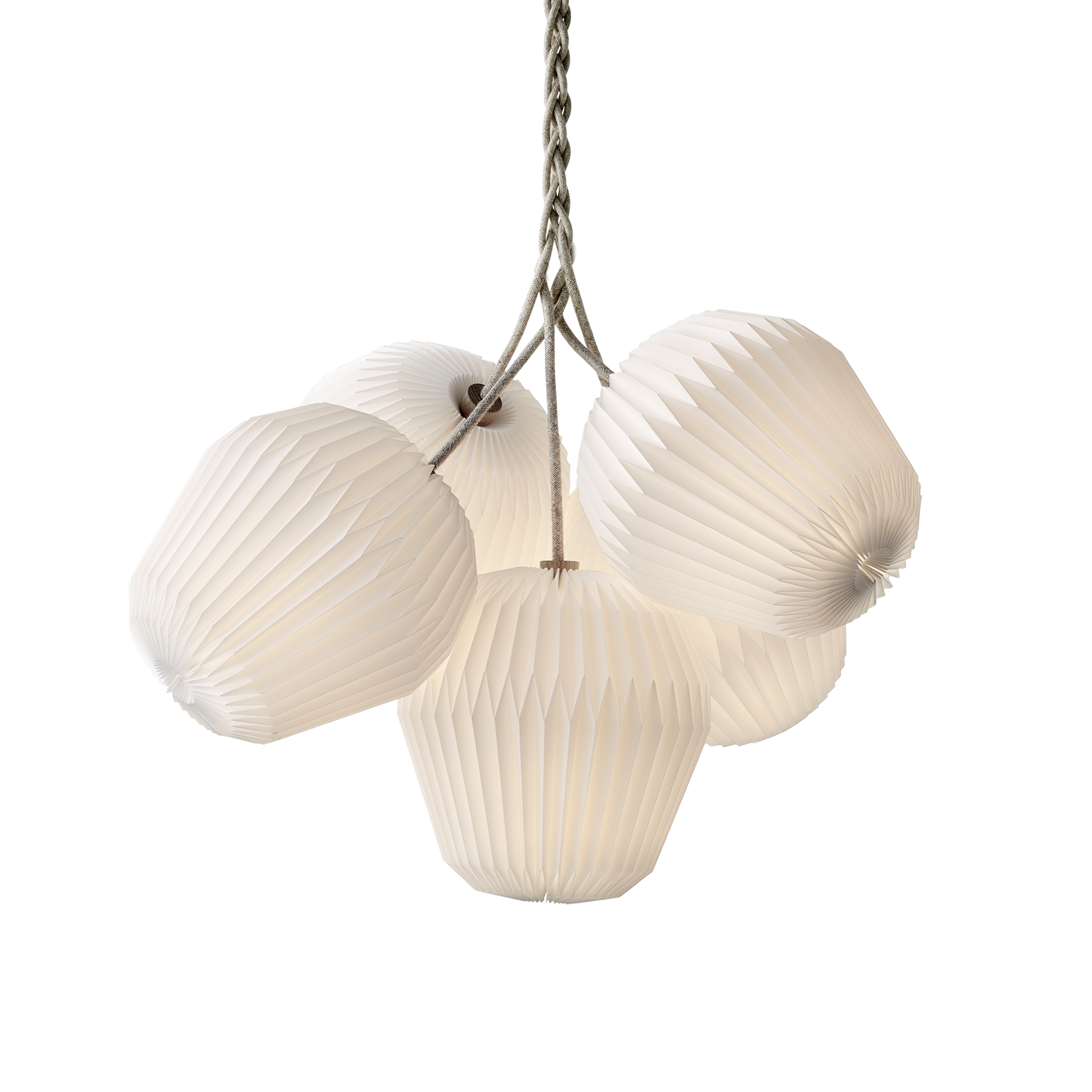 Lustr BOUQUET 5 bílý