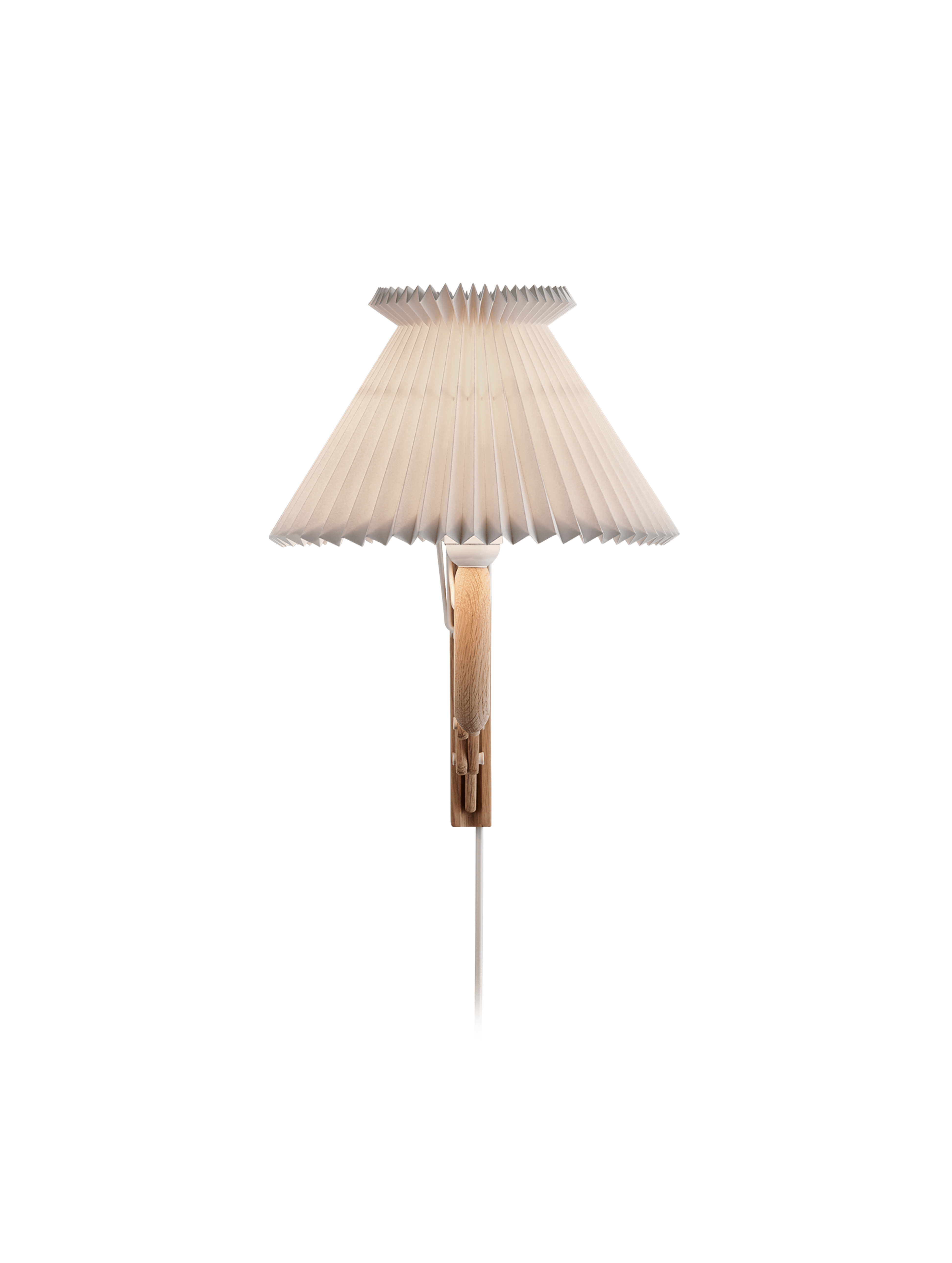 Wall Lamp MODEL 234 6/21 SAX white with light oak base