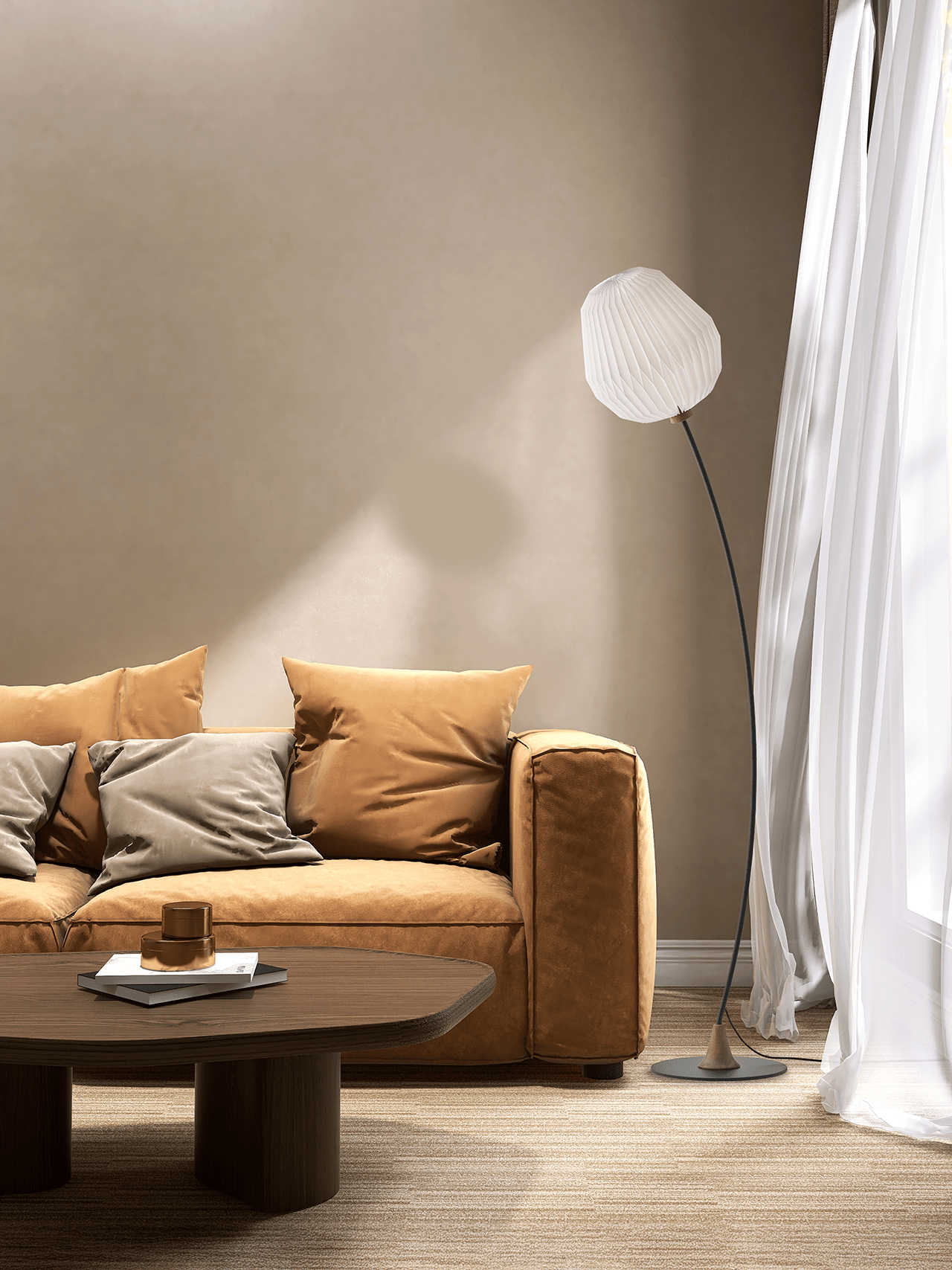 Stojací lampa MODEL 330 BOUQUET bílá