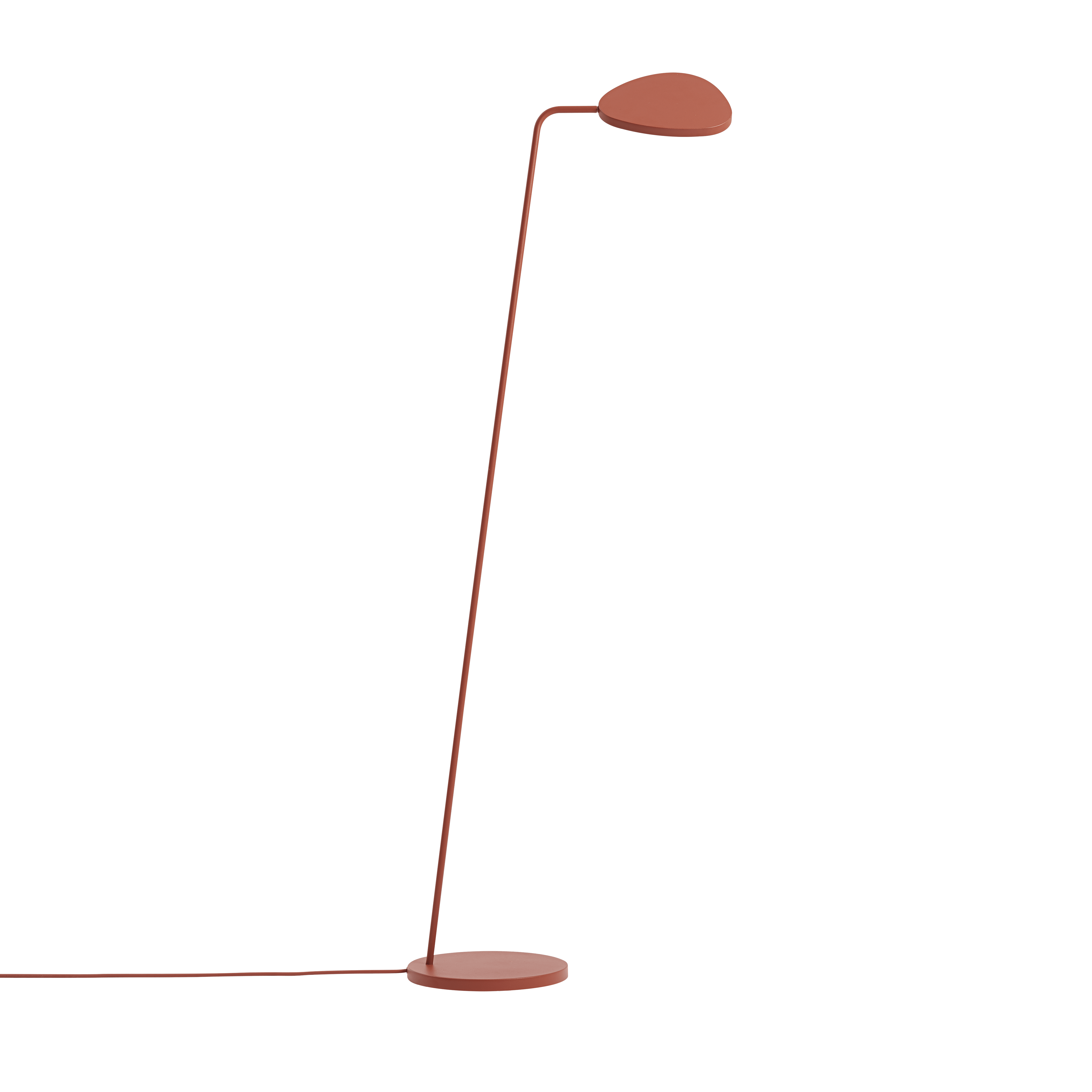 Stojací lampa LEAF cihlová