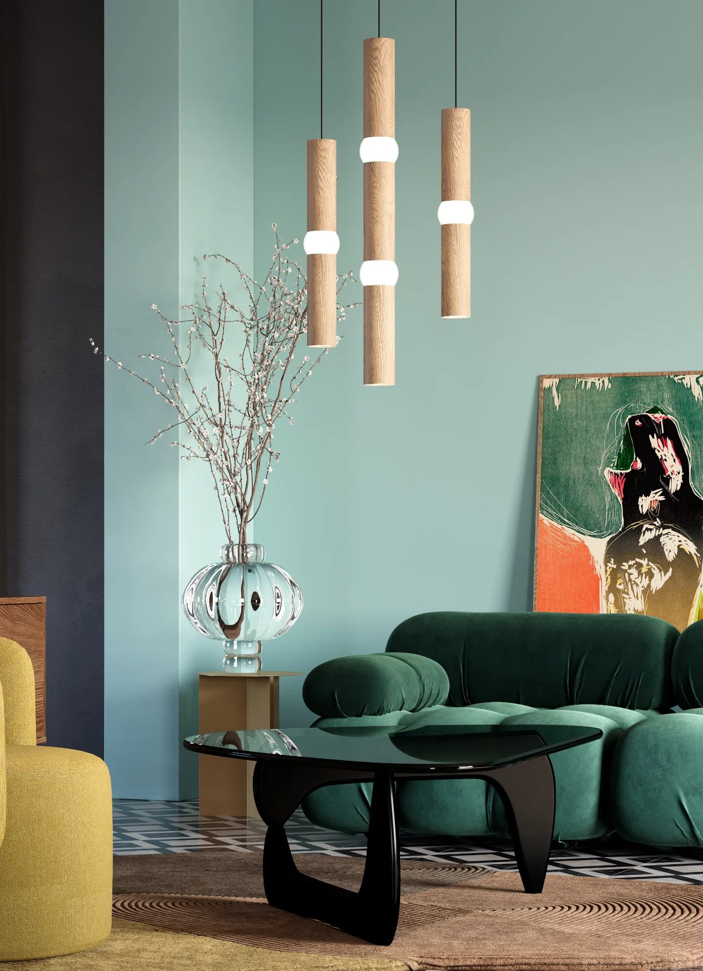 Závěsné svítidlo LIGHTBONE dub