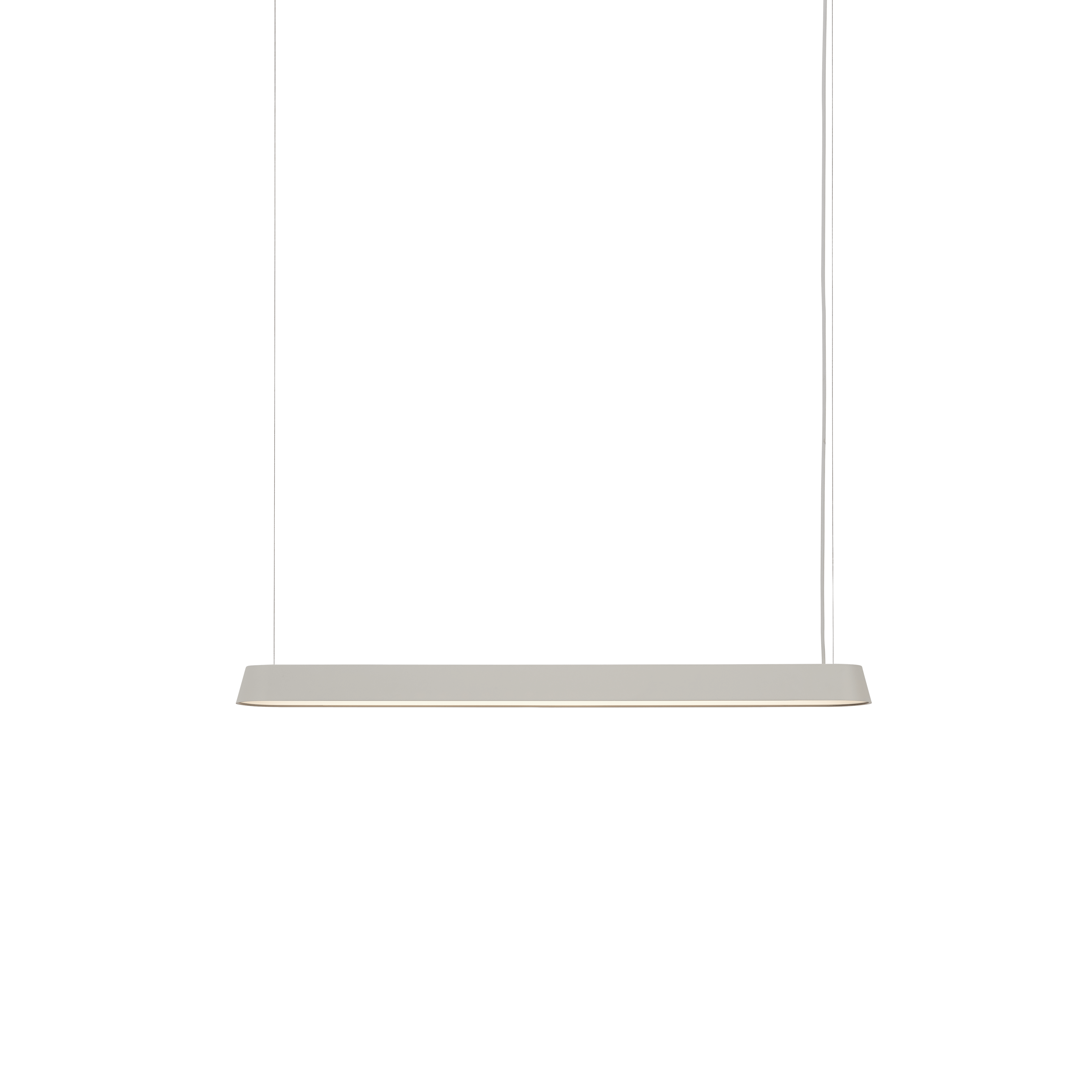 Závěsná lampa LINEAR světle šedá