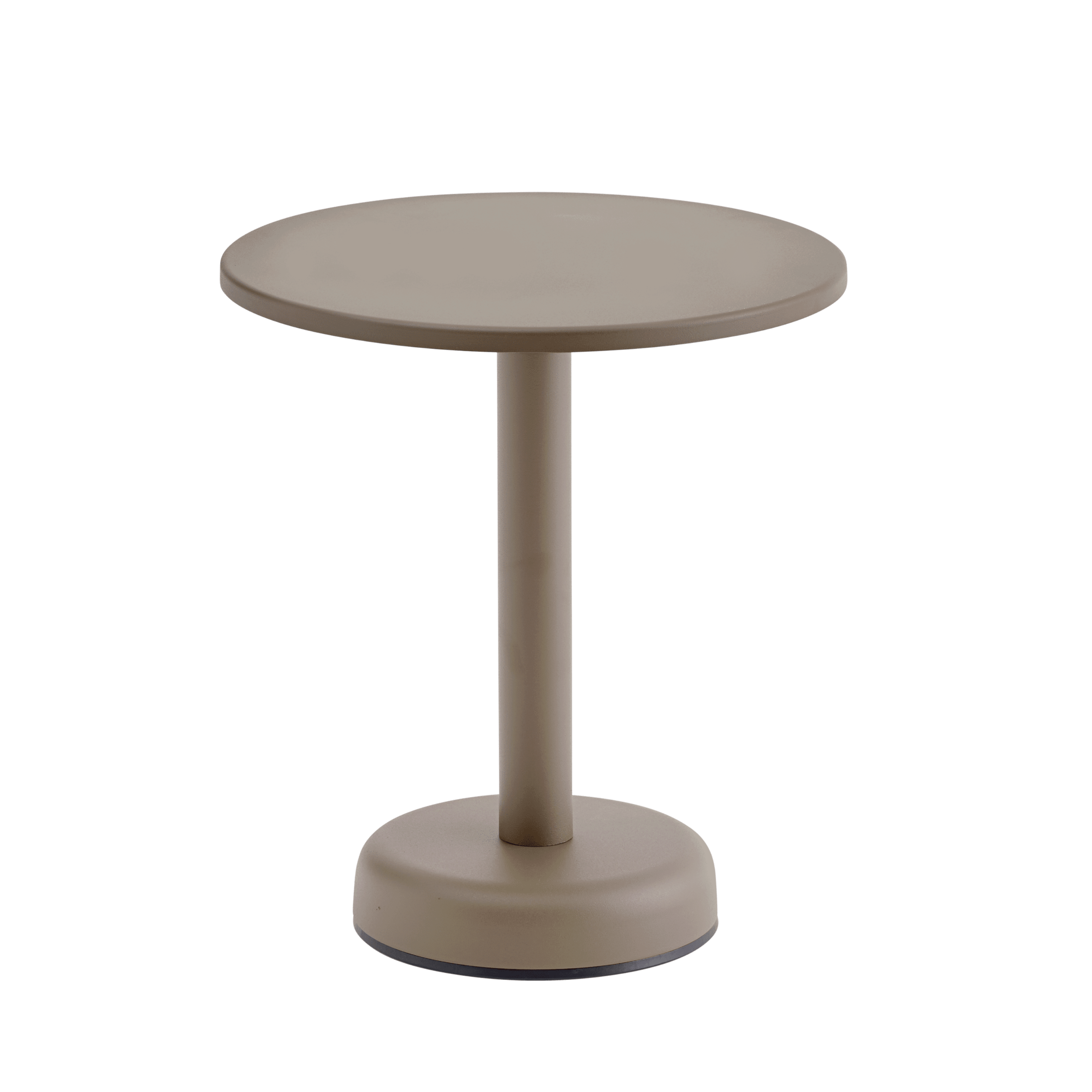 Outdoor Side Table LINEAR taupe steel