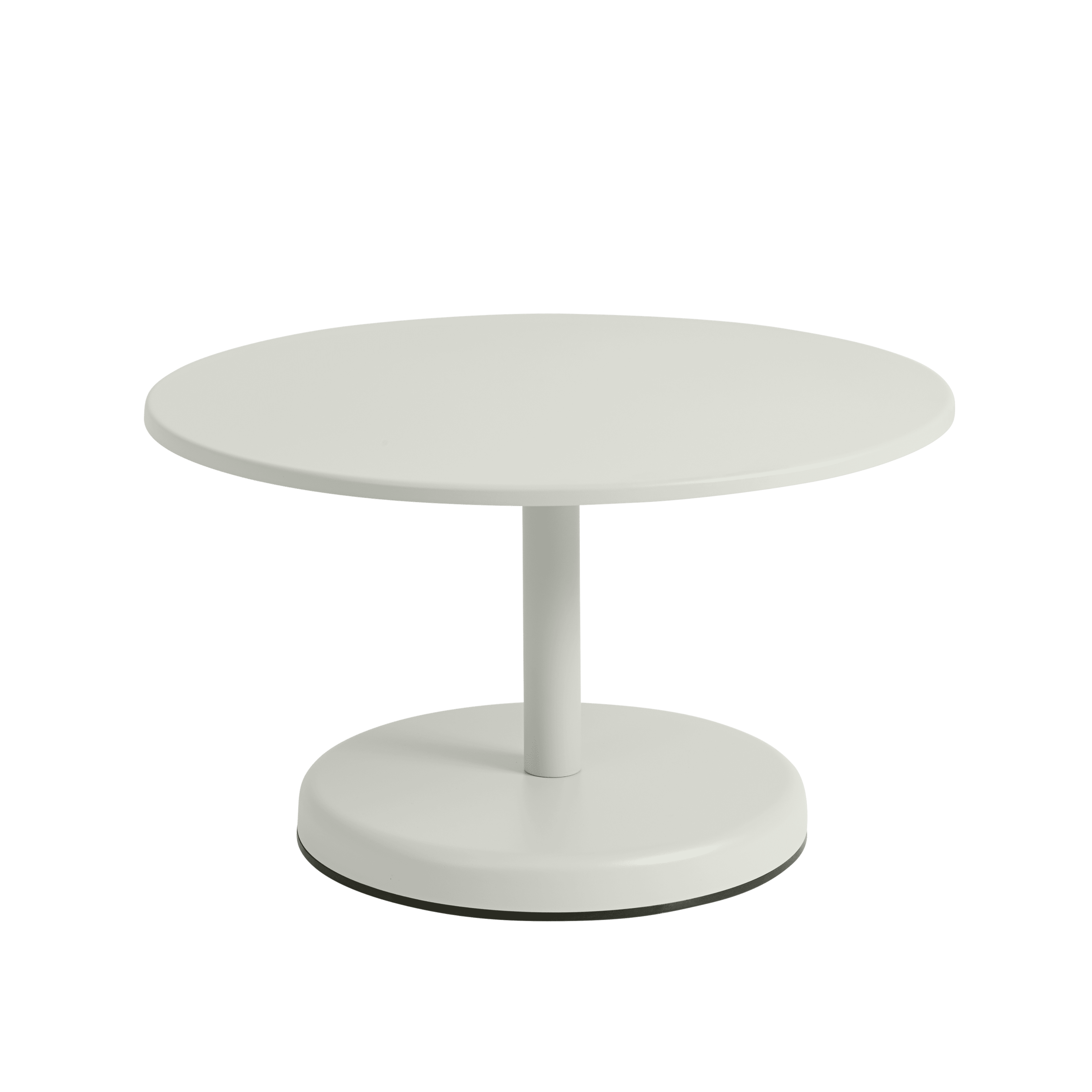 Outdoor coffee table LINEAR gray steel