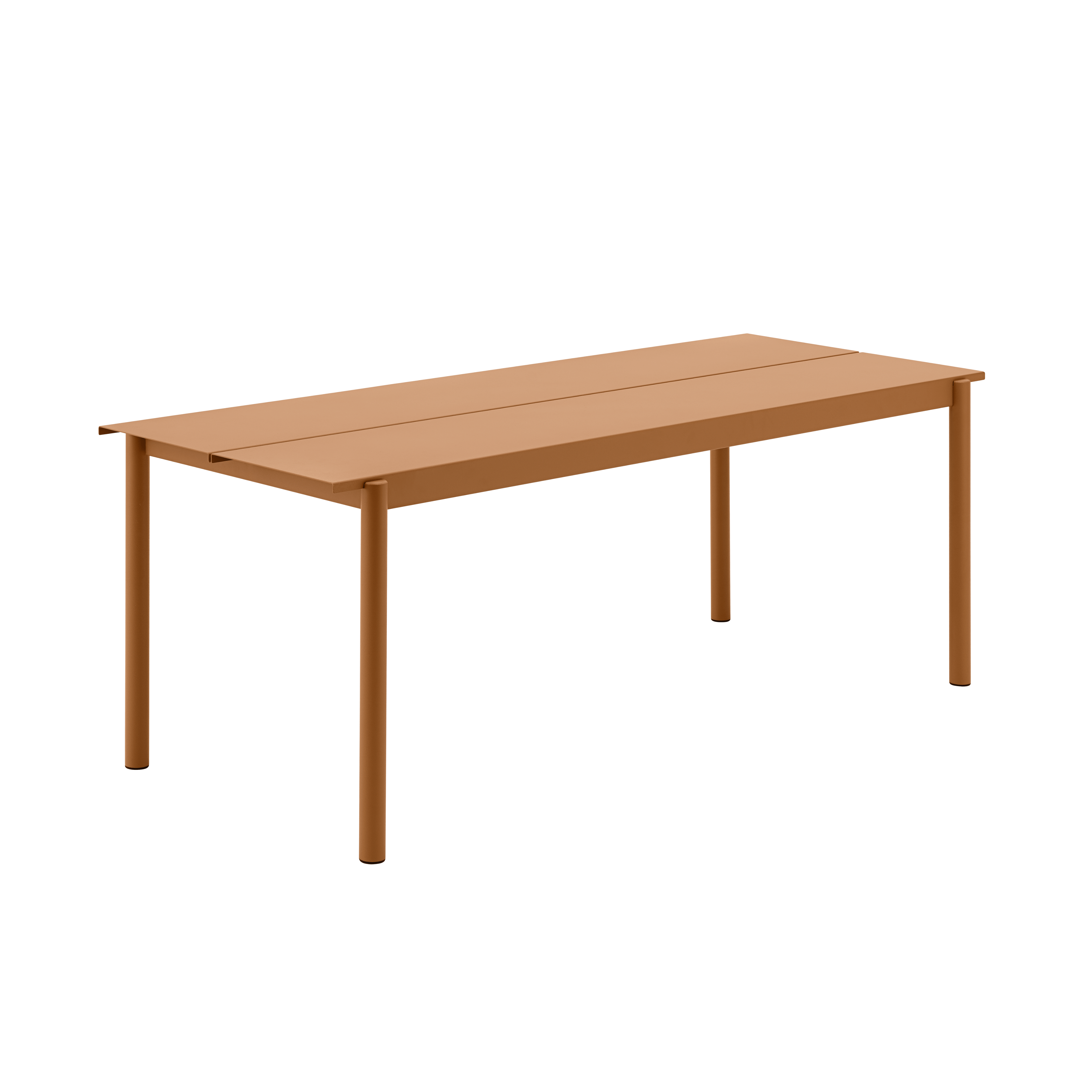 LINEAR Outdoor Table Orange Steel