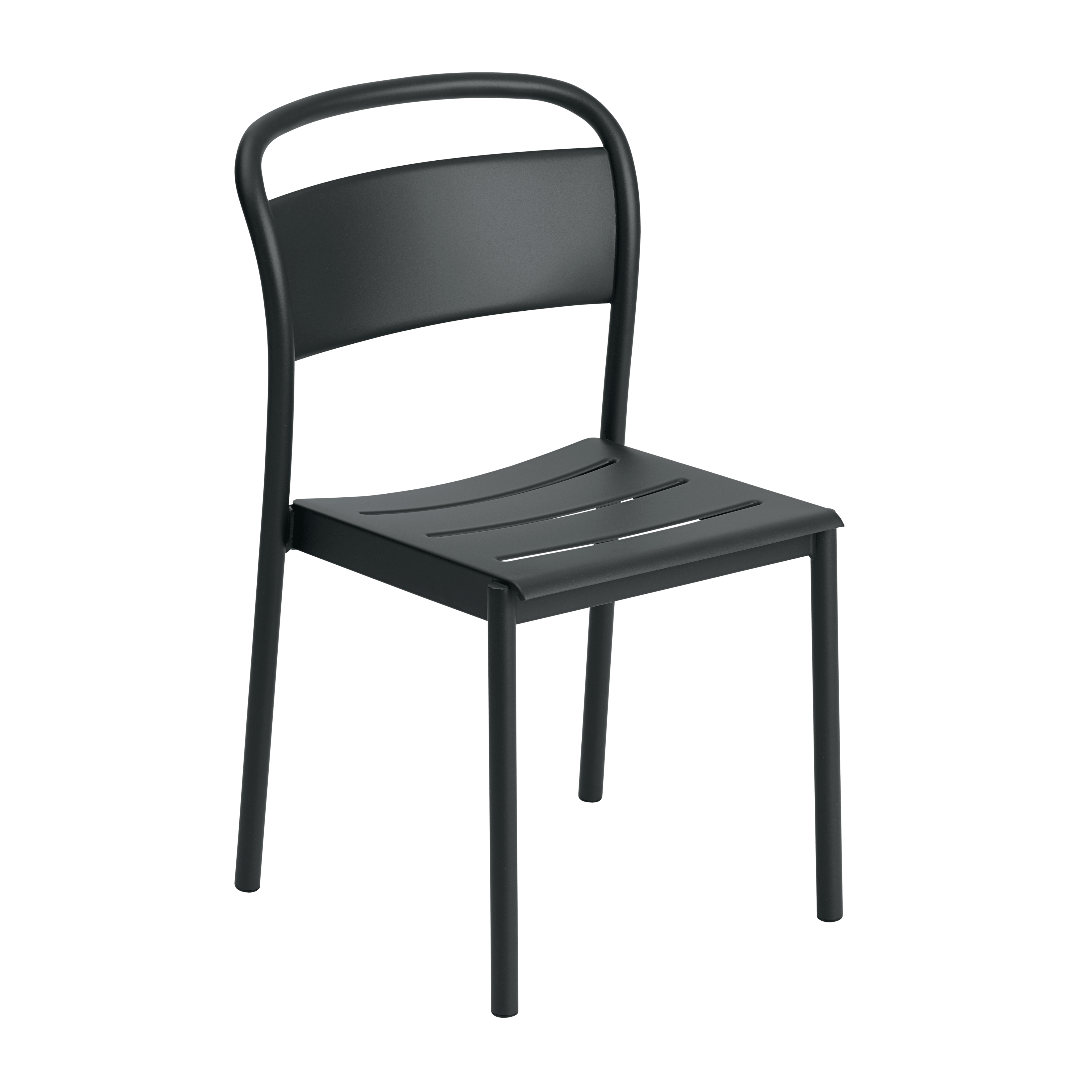 Zahradní židle LINEAR černá ocel