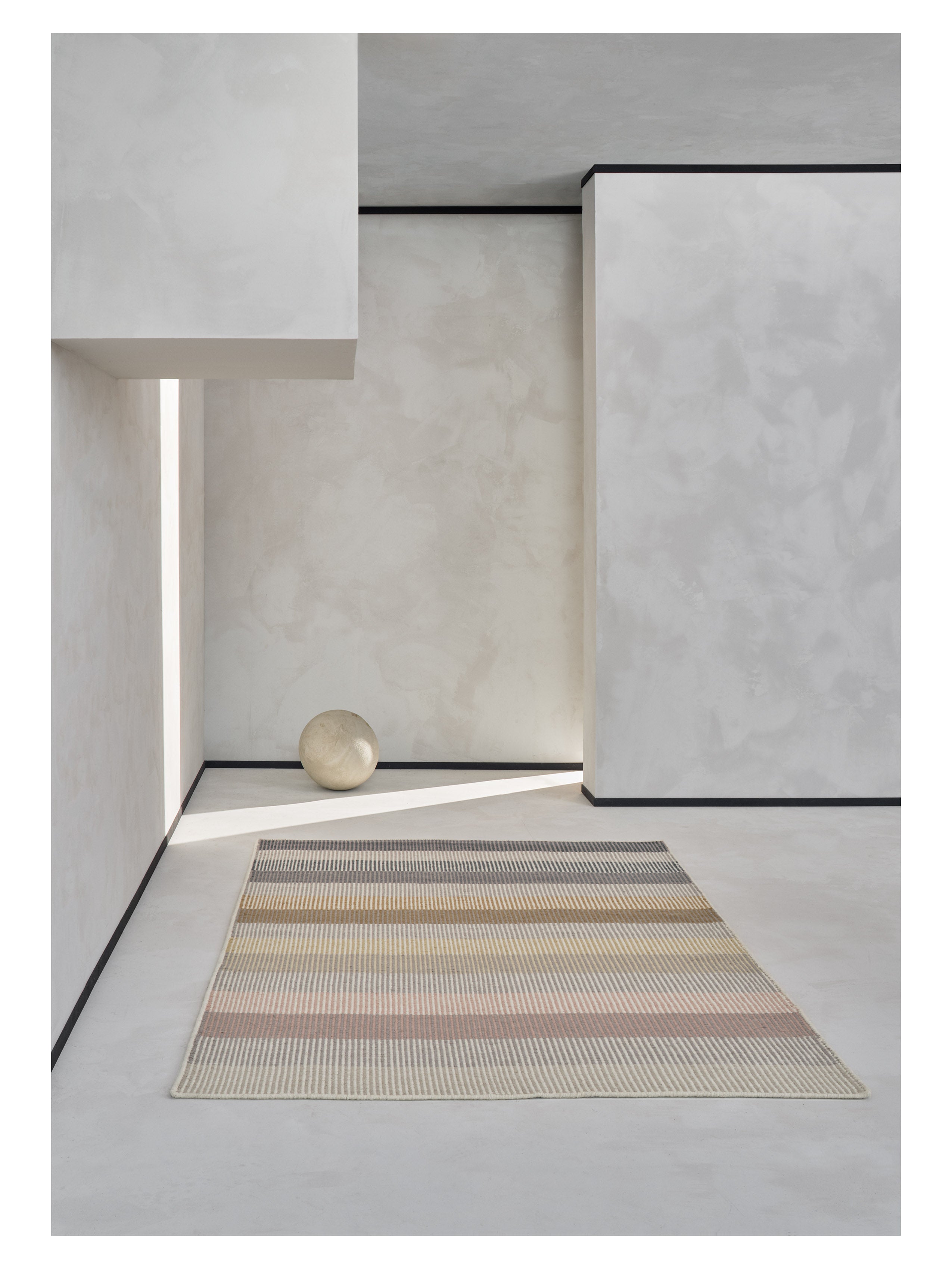 DEVISE Rug - Mustard Gray with Yellow