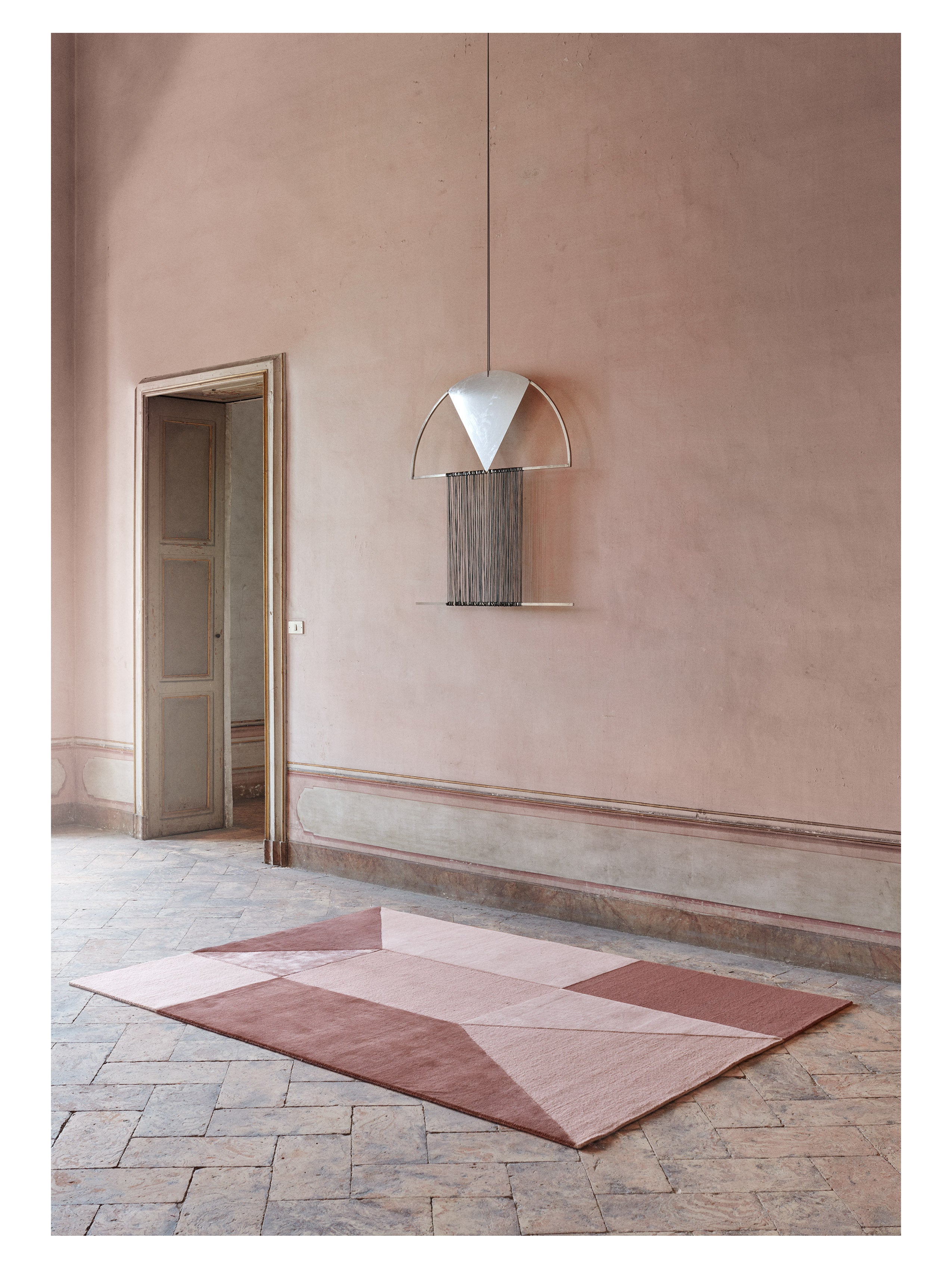 HITOMI rug in sea blue