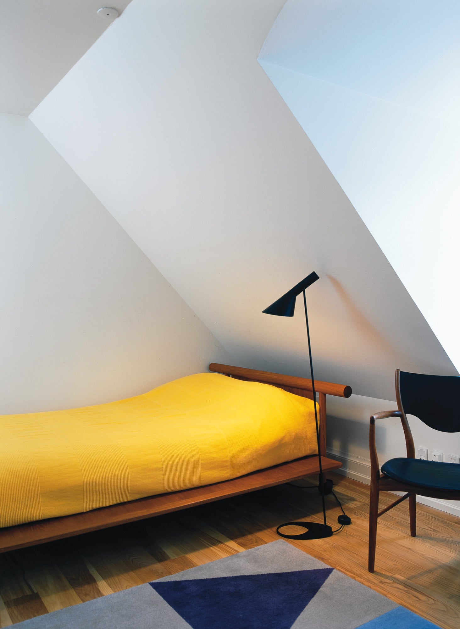 AJ black floor lamp