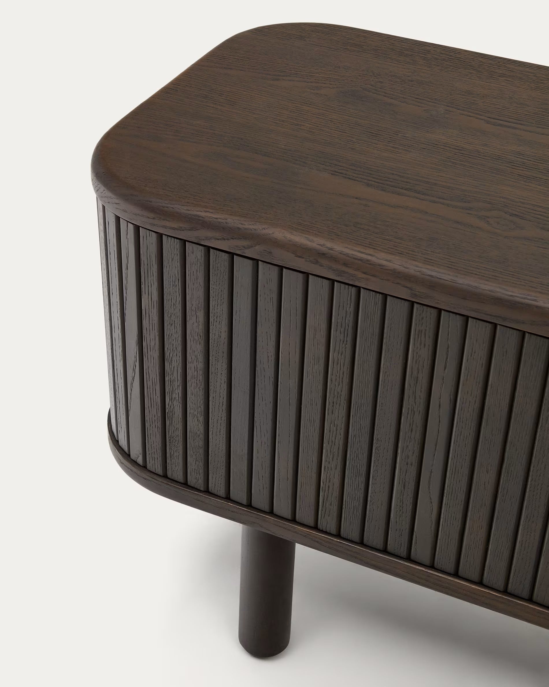 Televizní stolek MAILEN tmavá jasanová dýha