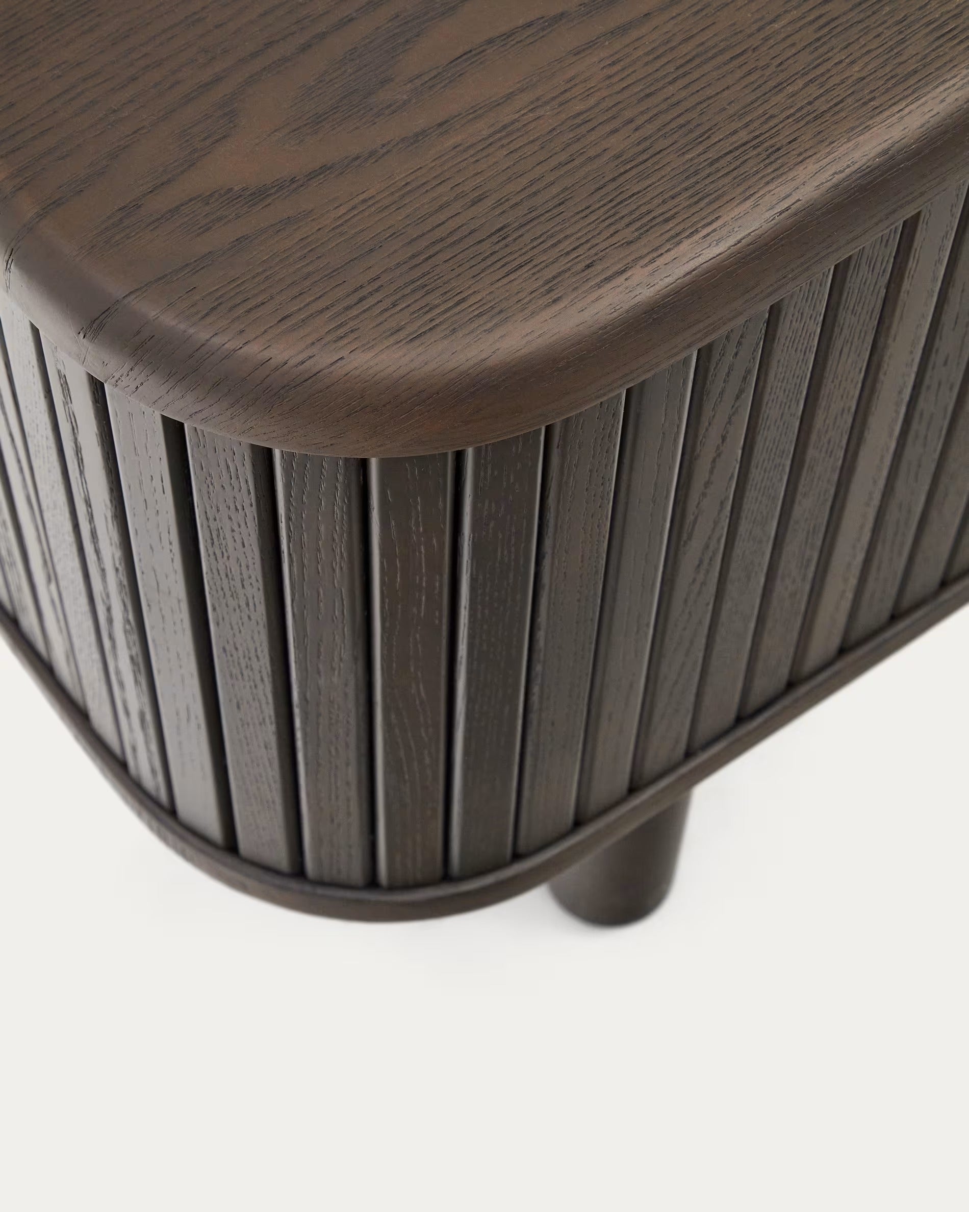 Televizní stolek MAILEN tmavá jasanová dýha