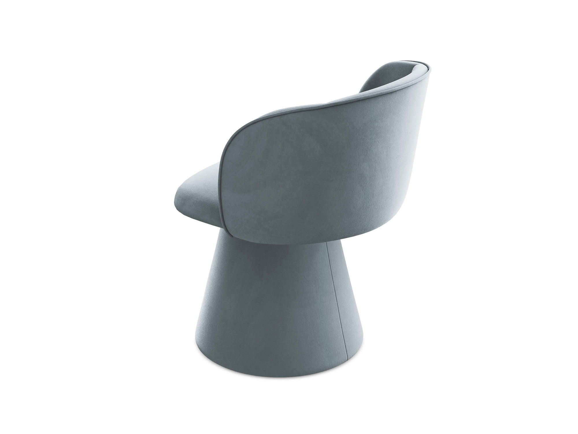Velvet Chair MAIA Light Blue