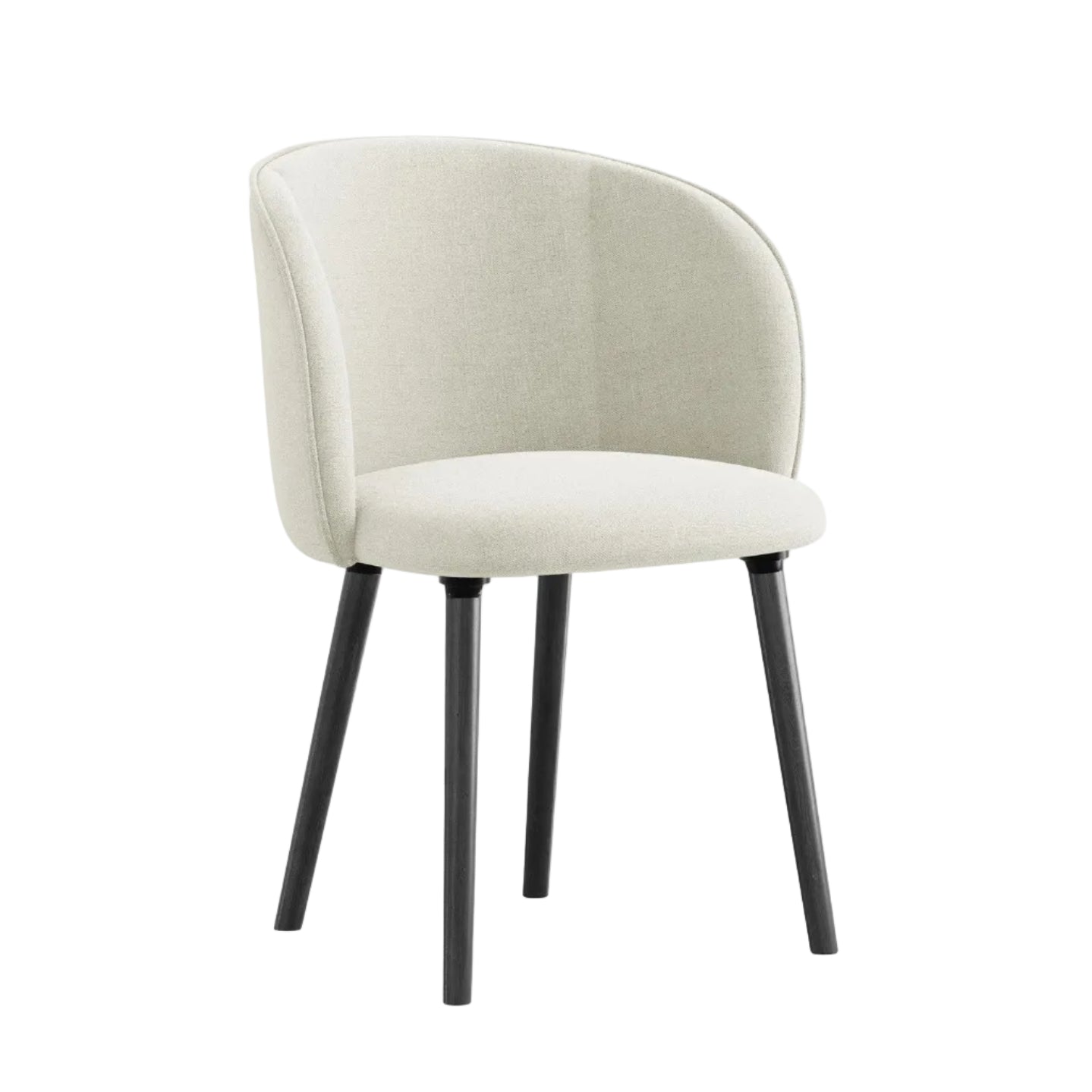 MAIA Chair beige with black oak base