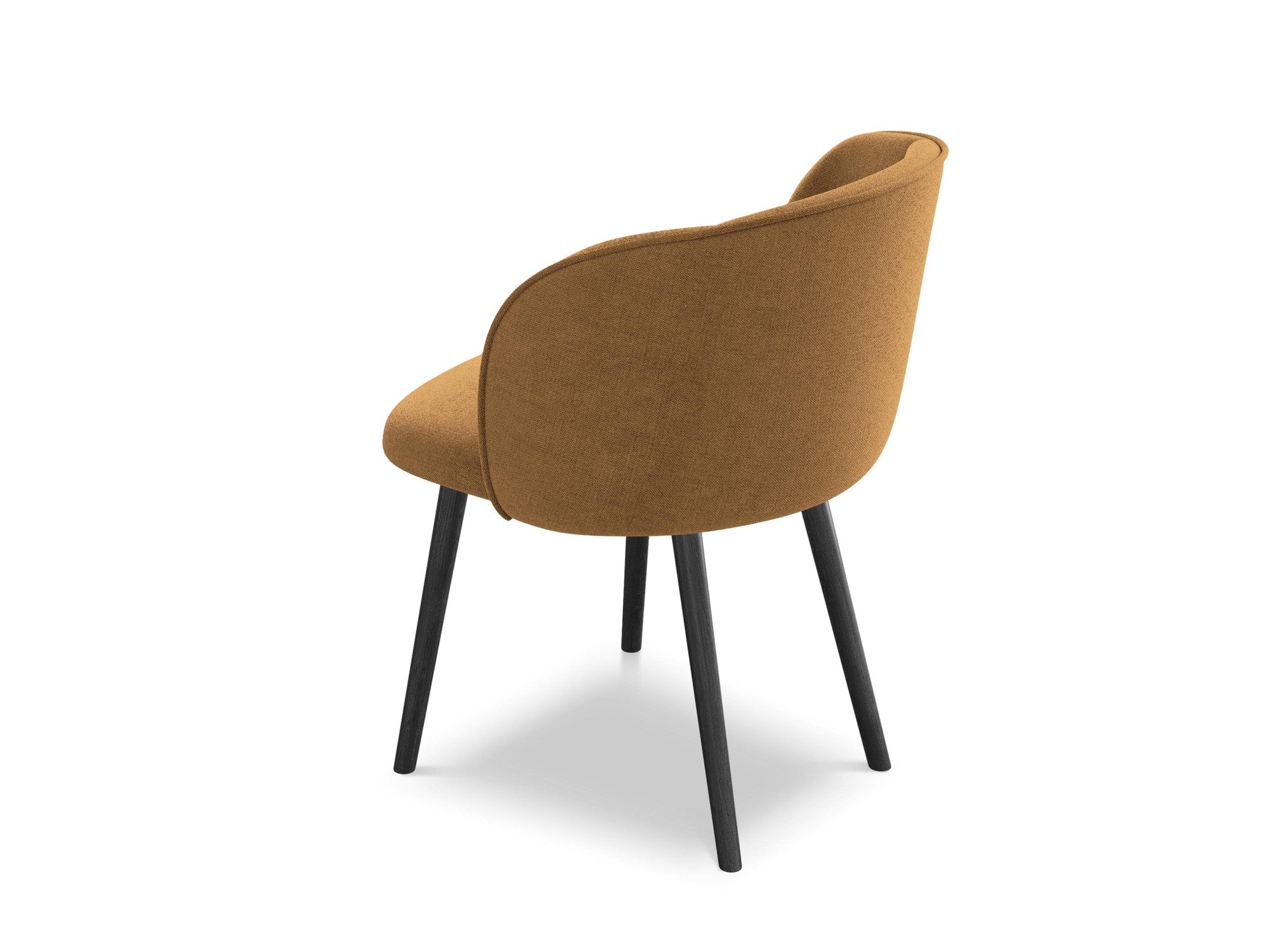 MAIA Chair in Terracotta with Black Oak Base