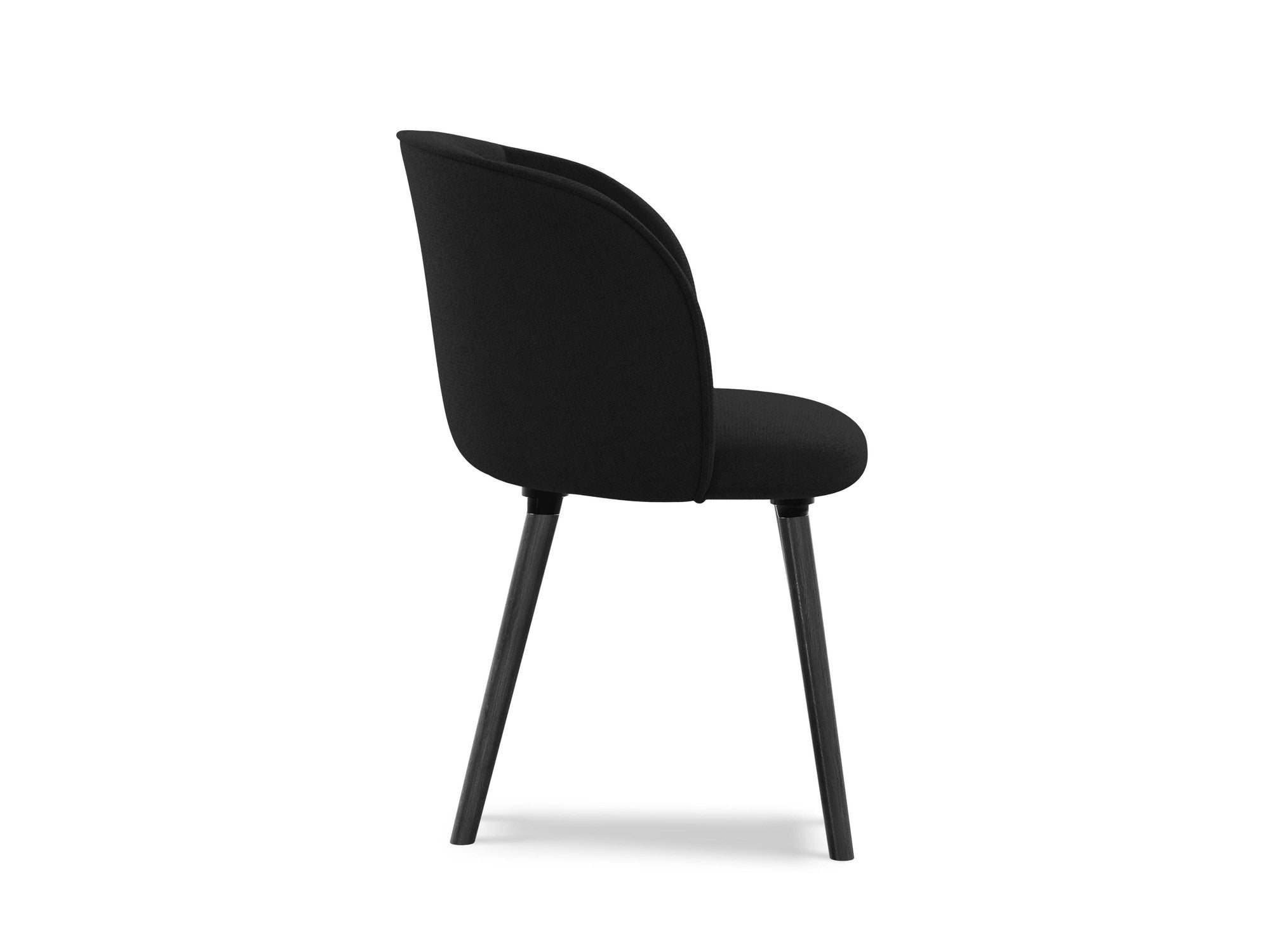 MAIA Chair black with black oak base