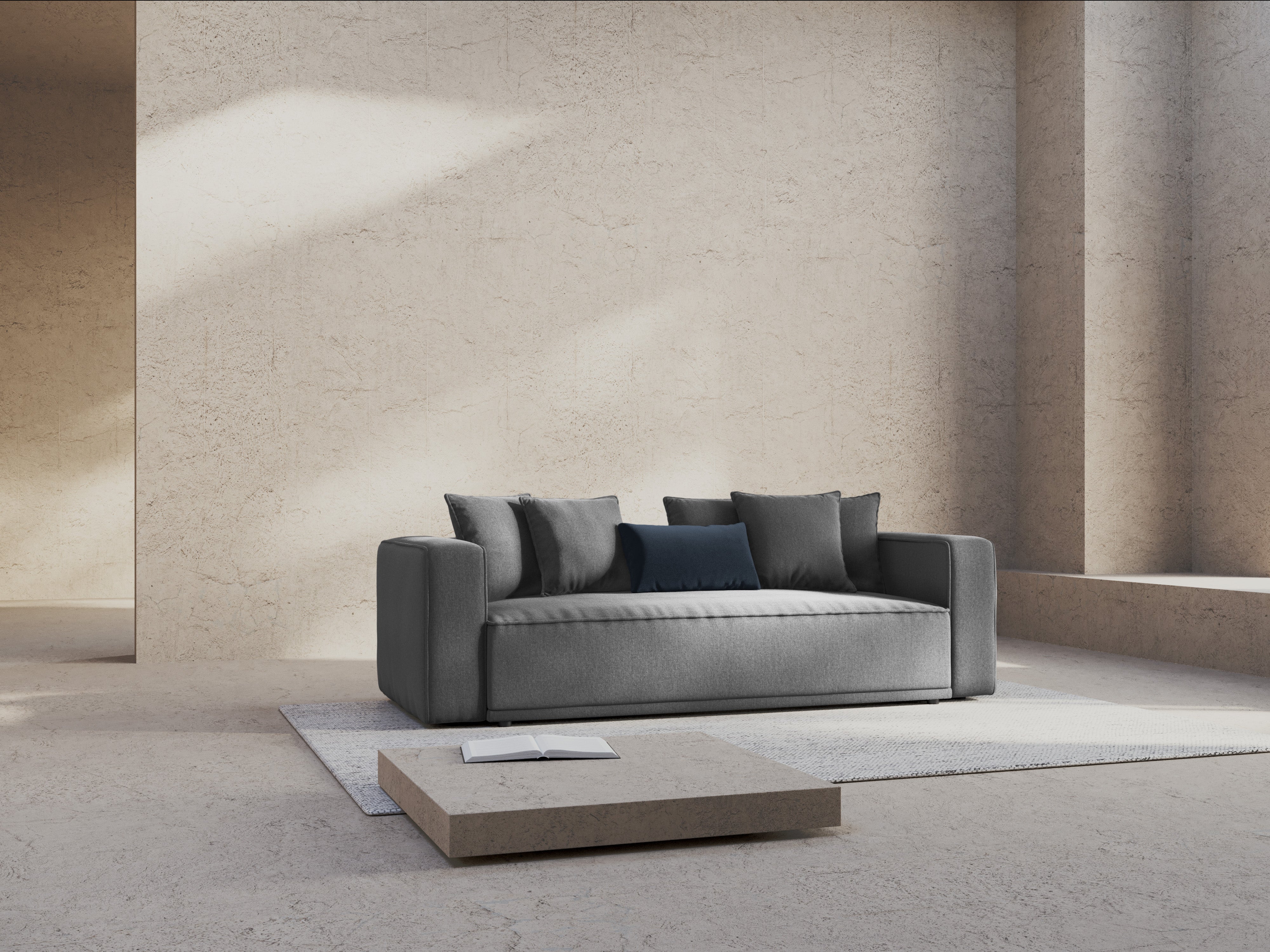 Sofa s funkcí spaní RIBES šedý szenil
