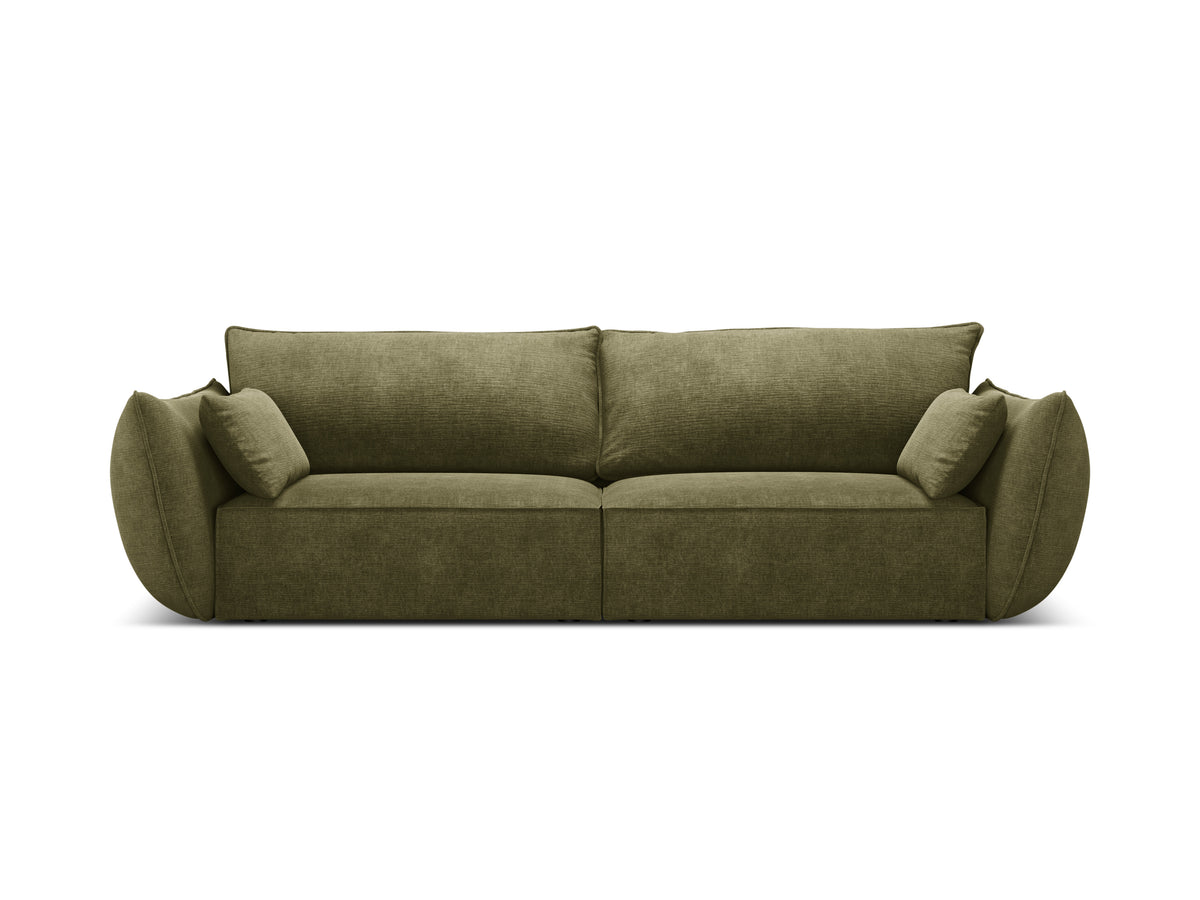 Sofa ve žakárové tkanině 3-místná VANDA zelená