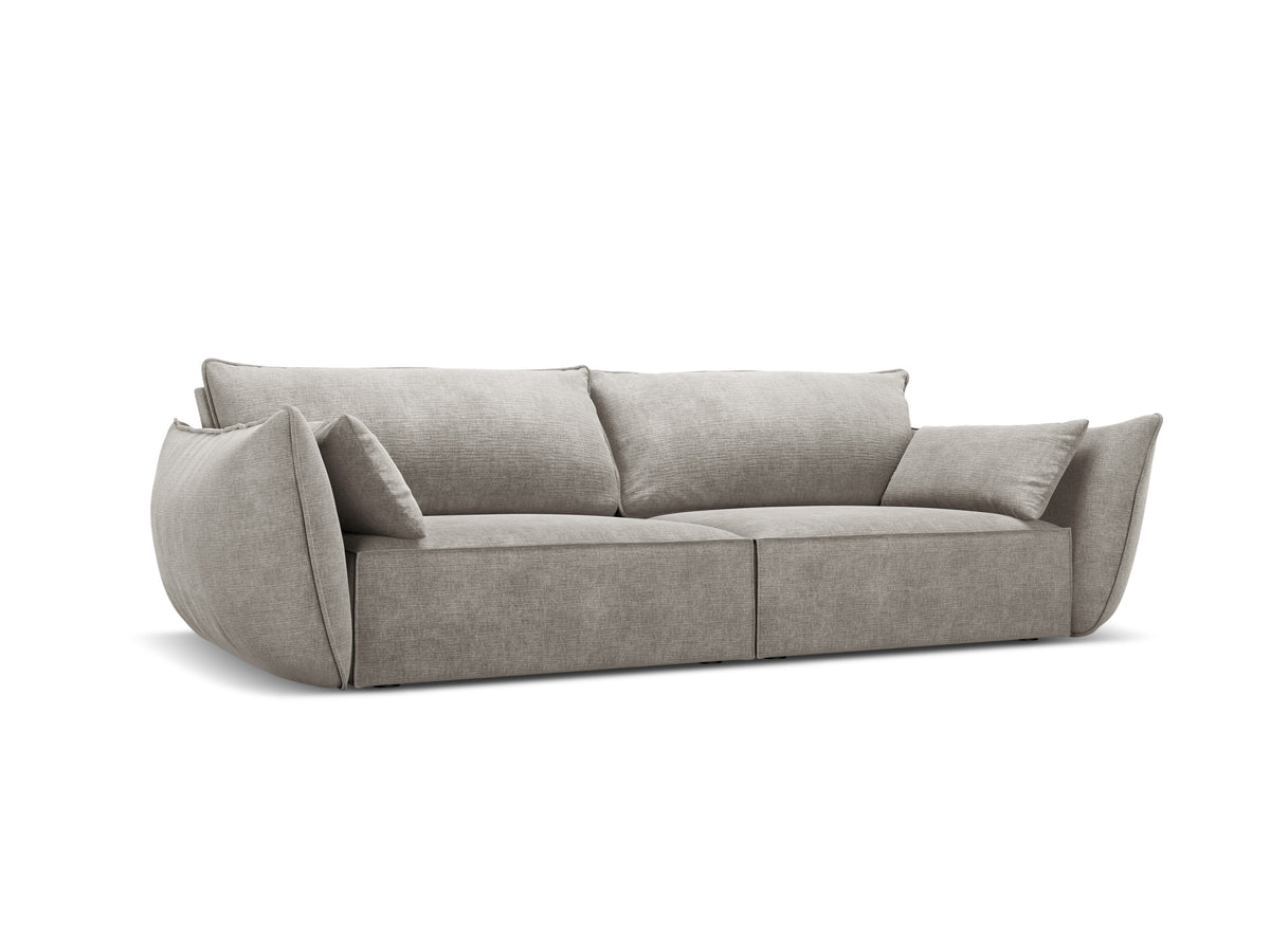 Sofa ve szenilové tkanině 3-místná VANDA světle šedá