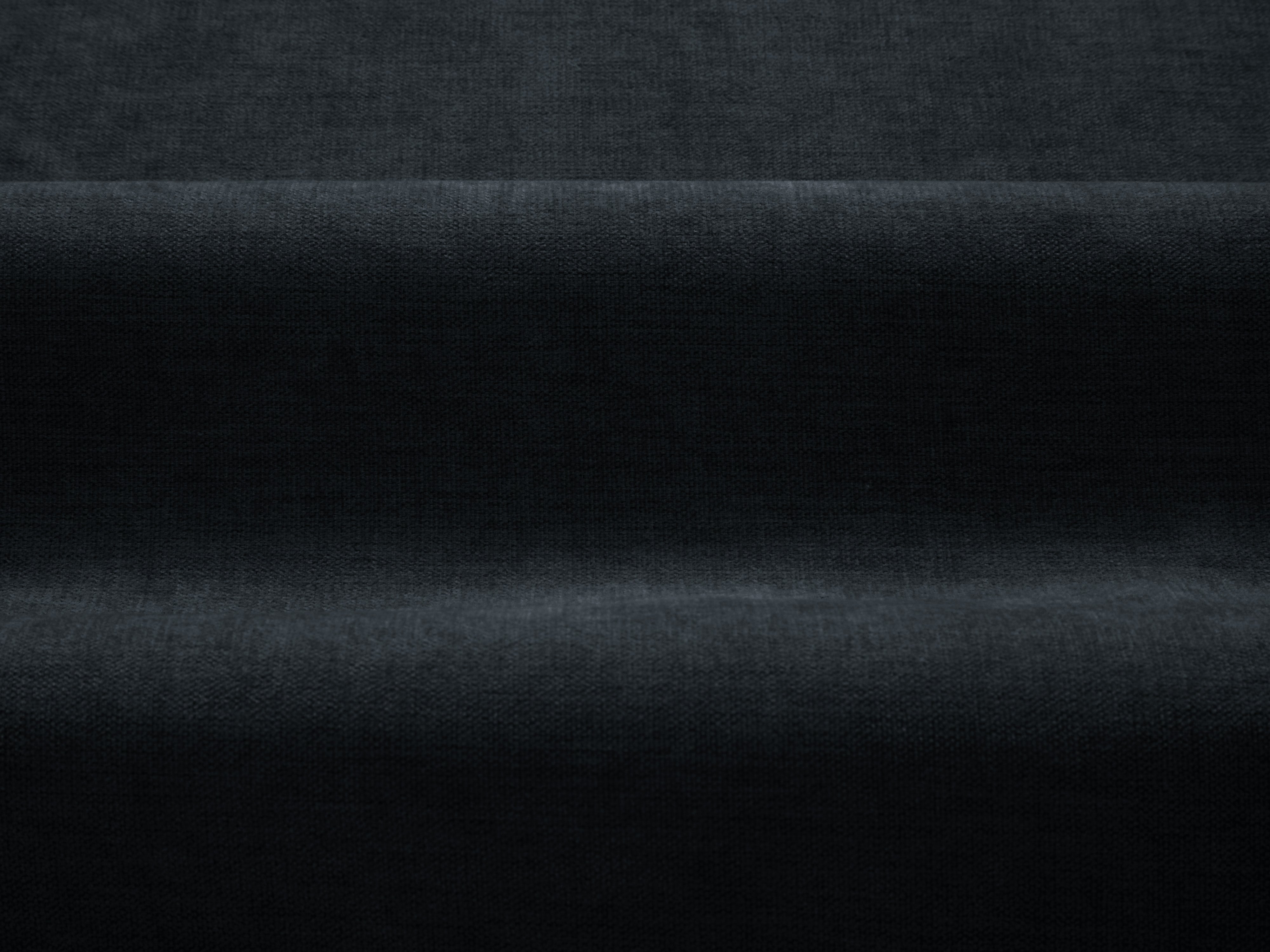 4-seater DAPHNE sofa black chenille