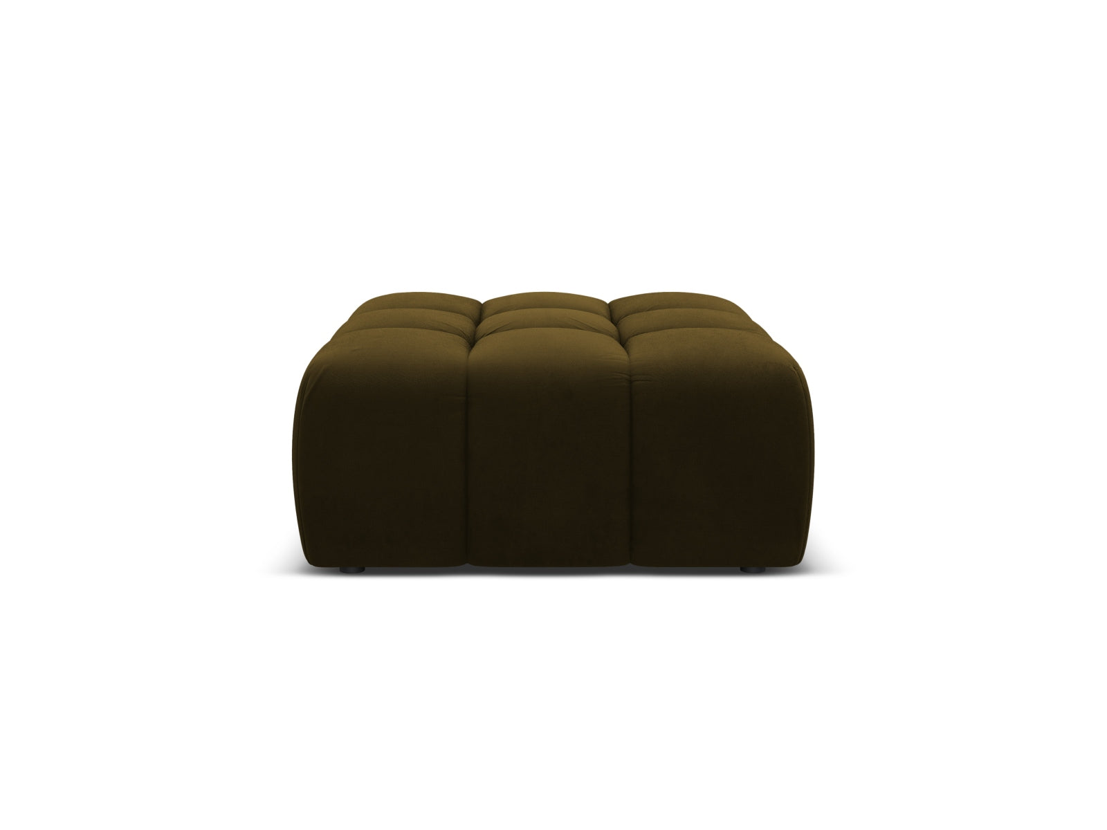 Green Velvet Pouf AGAVE