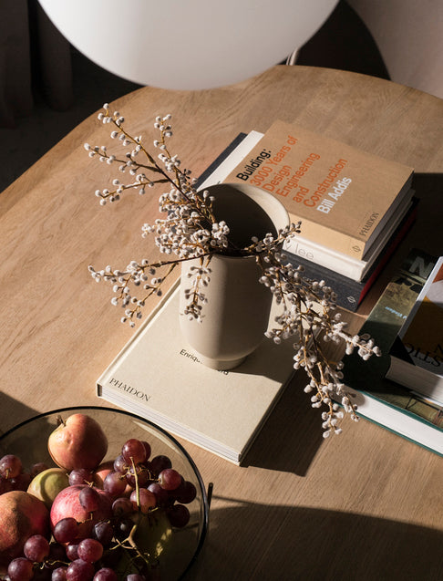 SNAREGADE dark oak veneer oval table