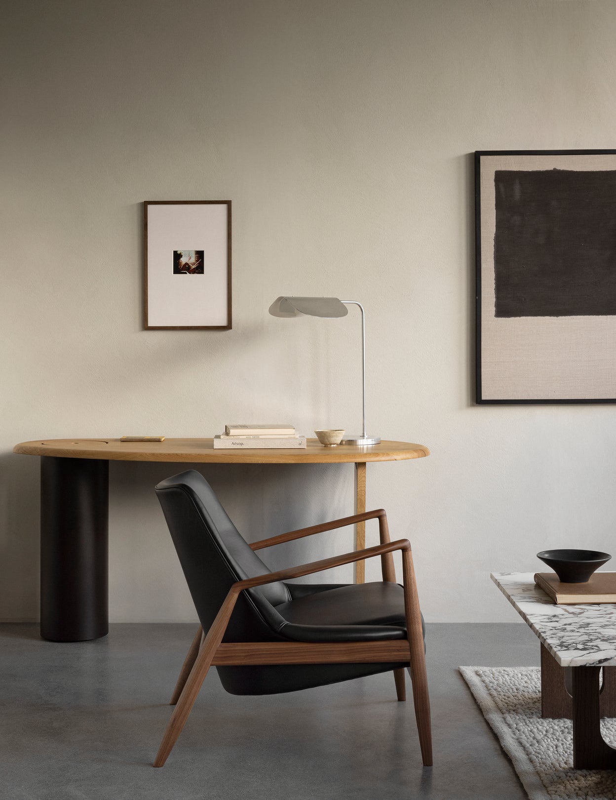 ECLIPSE desk oak wood