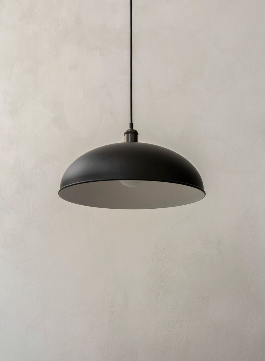 Lampa wisząca HUBERT czarny – mosiądz