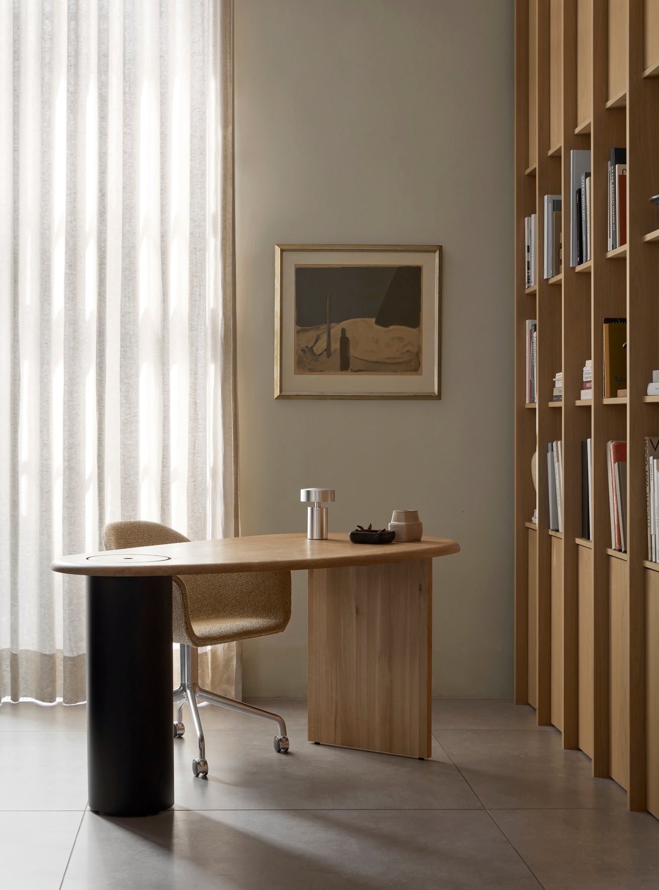 ECLIPSE desk oak wood