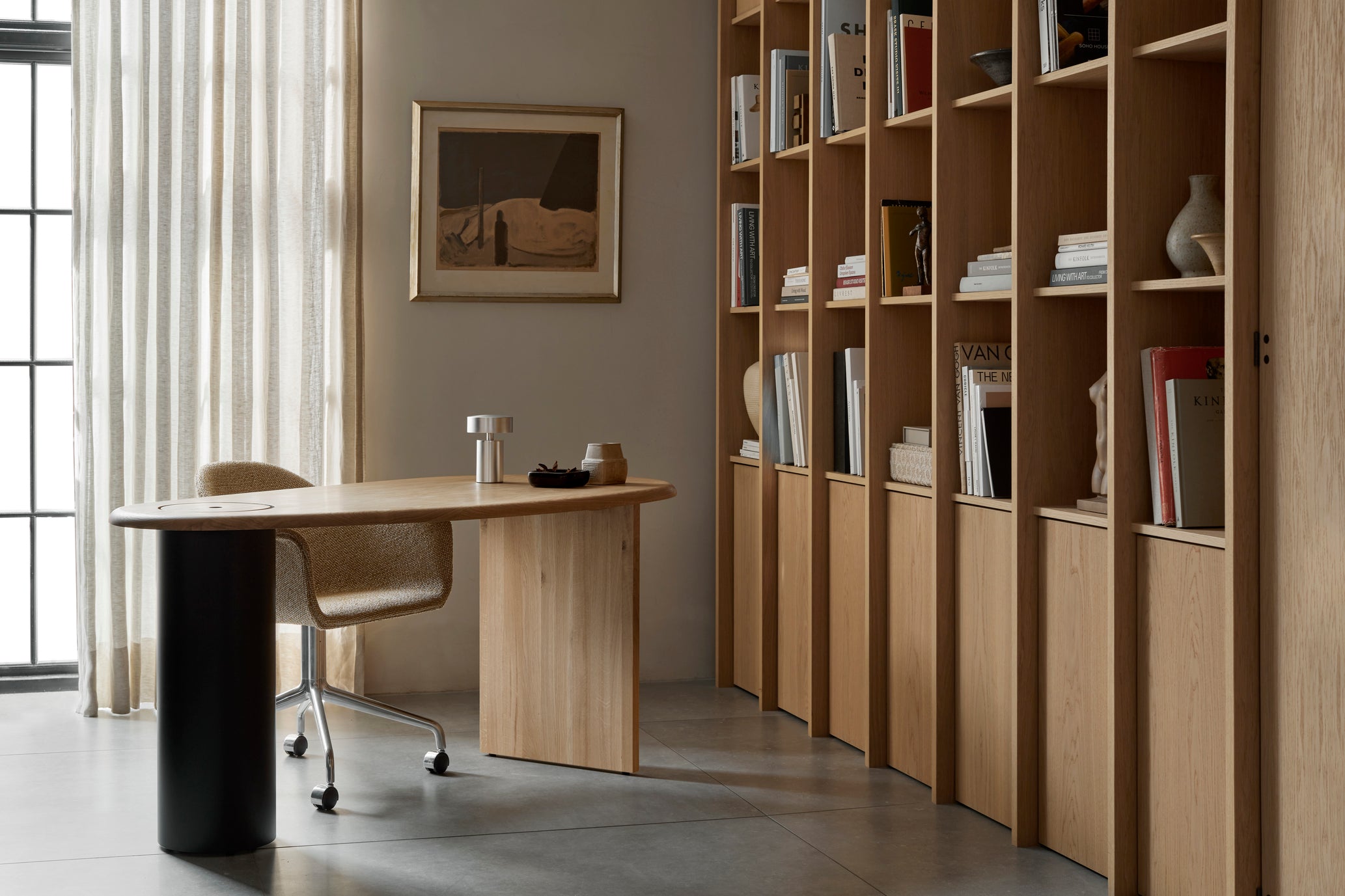 ECLIPSE desk oak wood