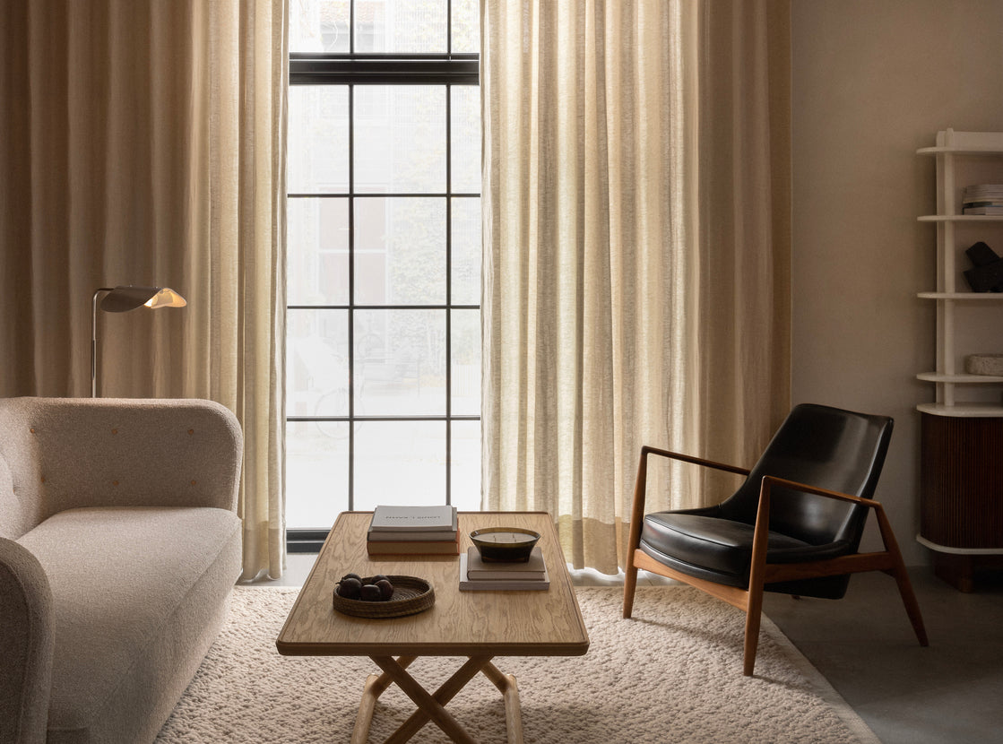 WING floor lamp polished aluminum