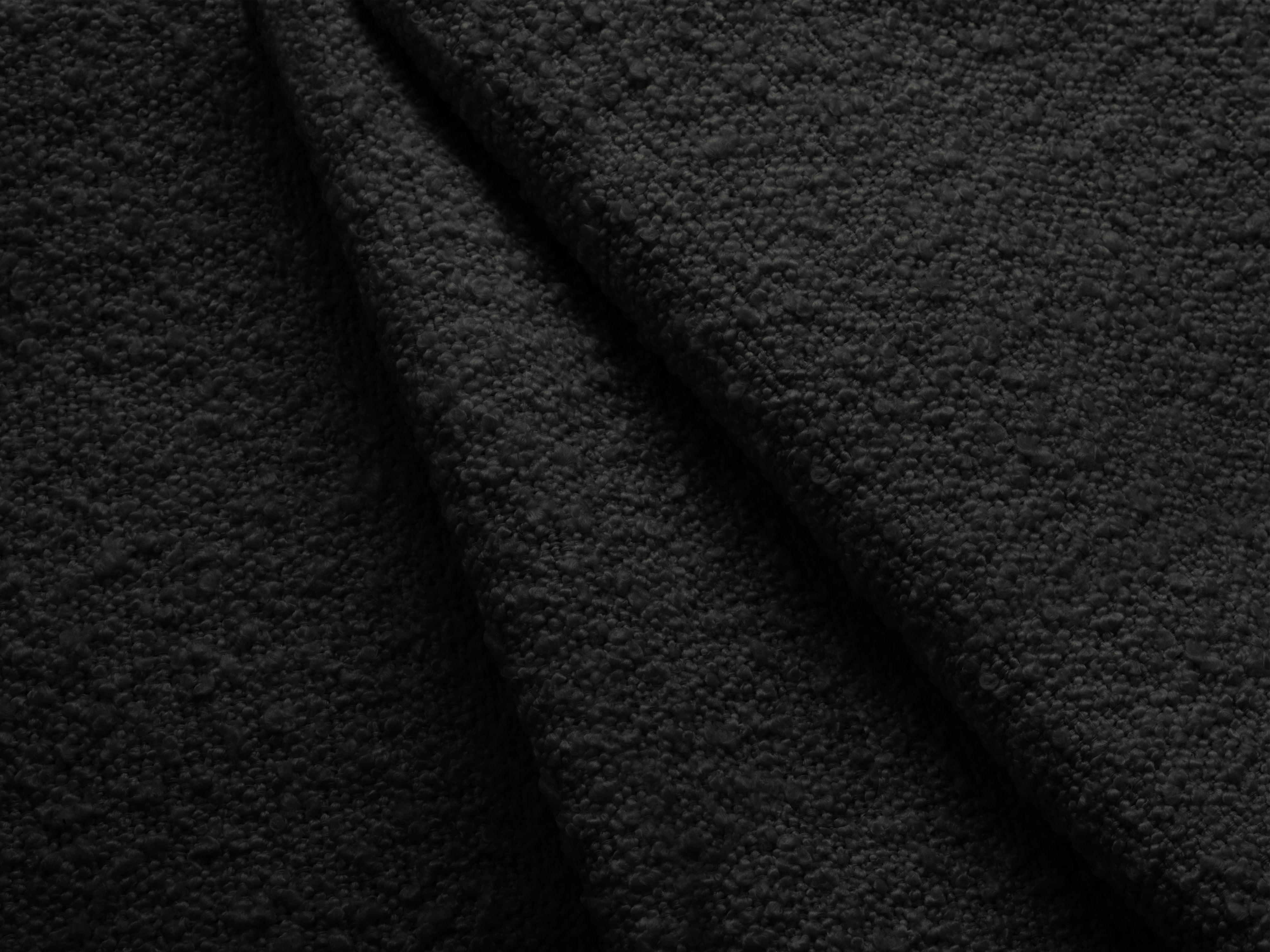 MILEY Modular Sofa - Right Side Module Black Boucle