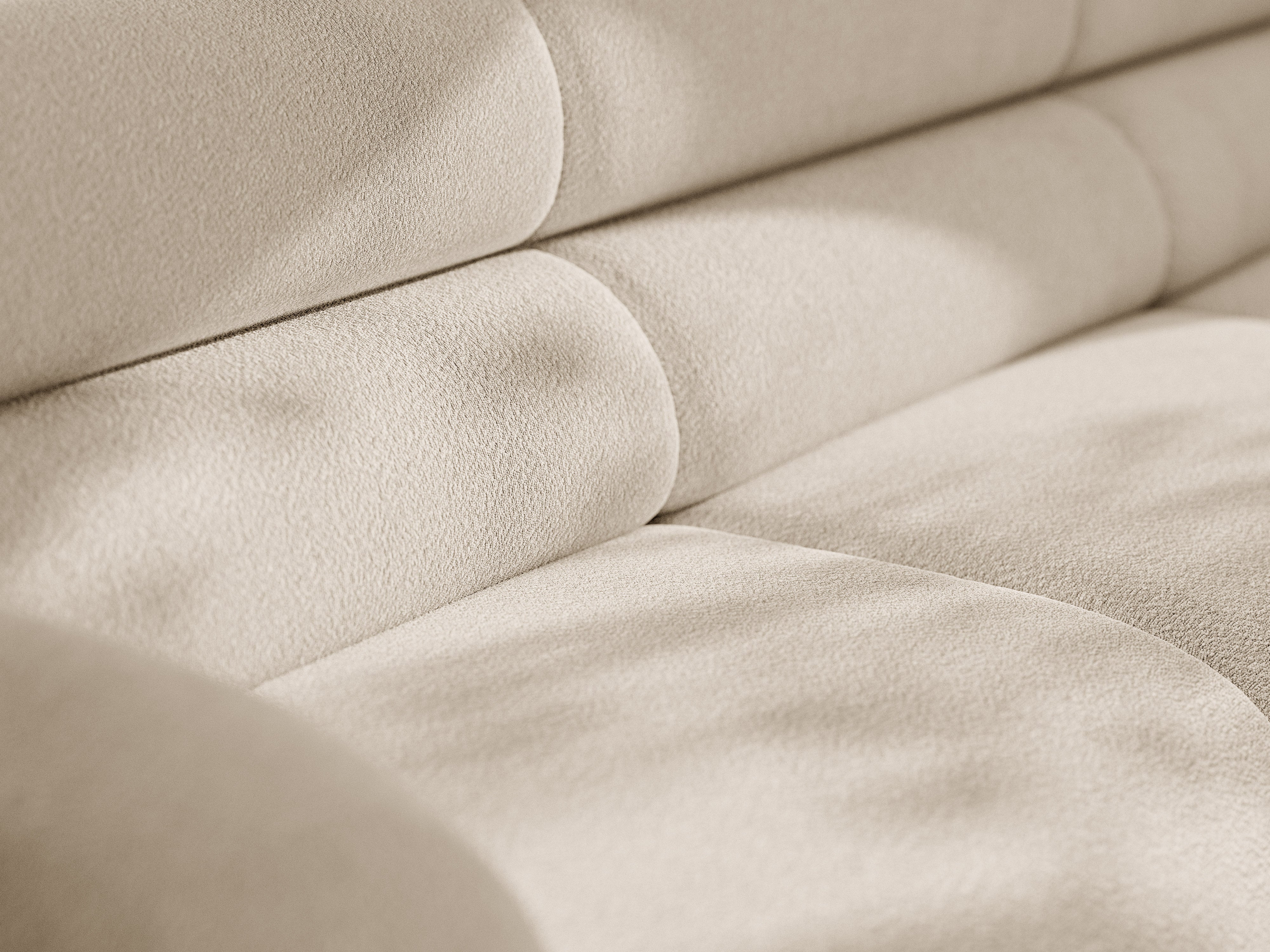 Sofa modulární NEO - levý modul béžový boucle