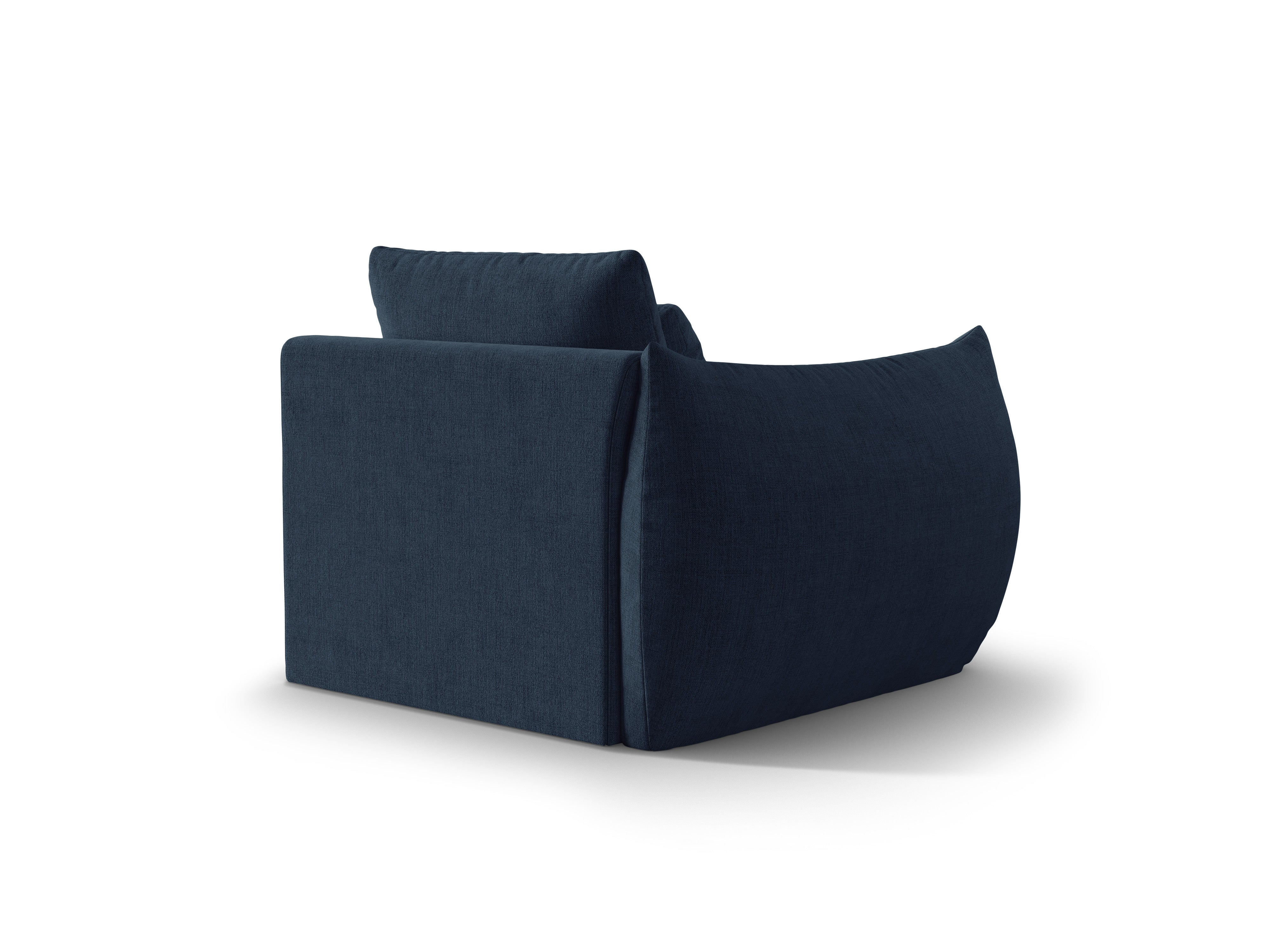 BLOOM modular sofa - left element dark blue chenille