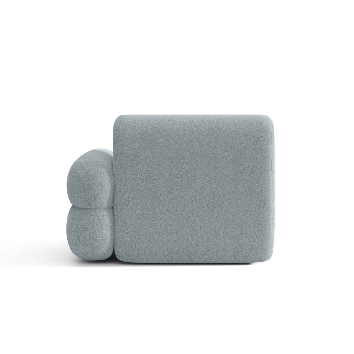 Sofa modulární NEO - pravý modul v modrém boucle
