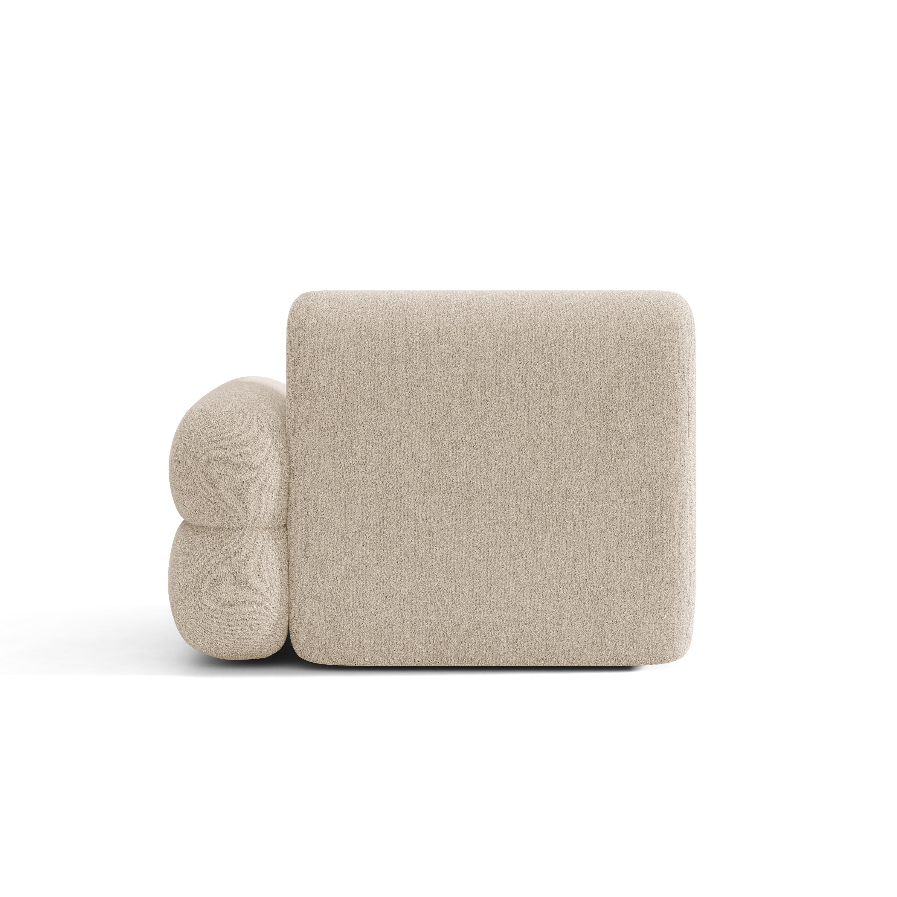 Sofa modulární NEO - pravý modul béžový boucle