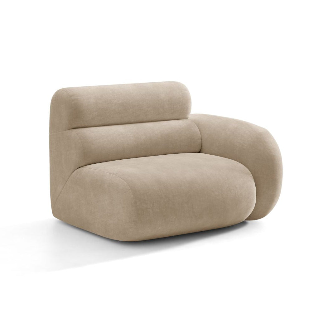 Sofa modulární NEO - pravý modul béžový šenil