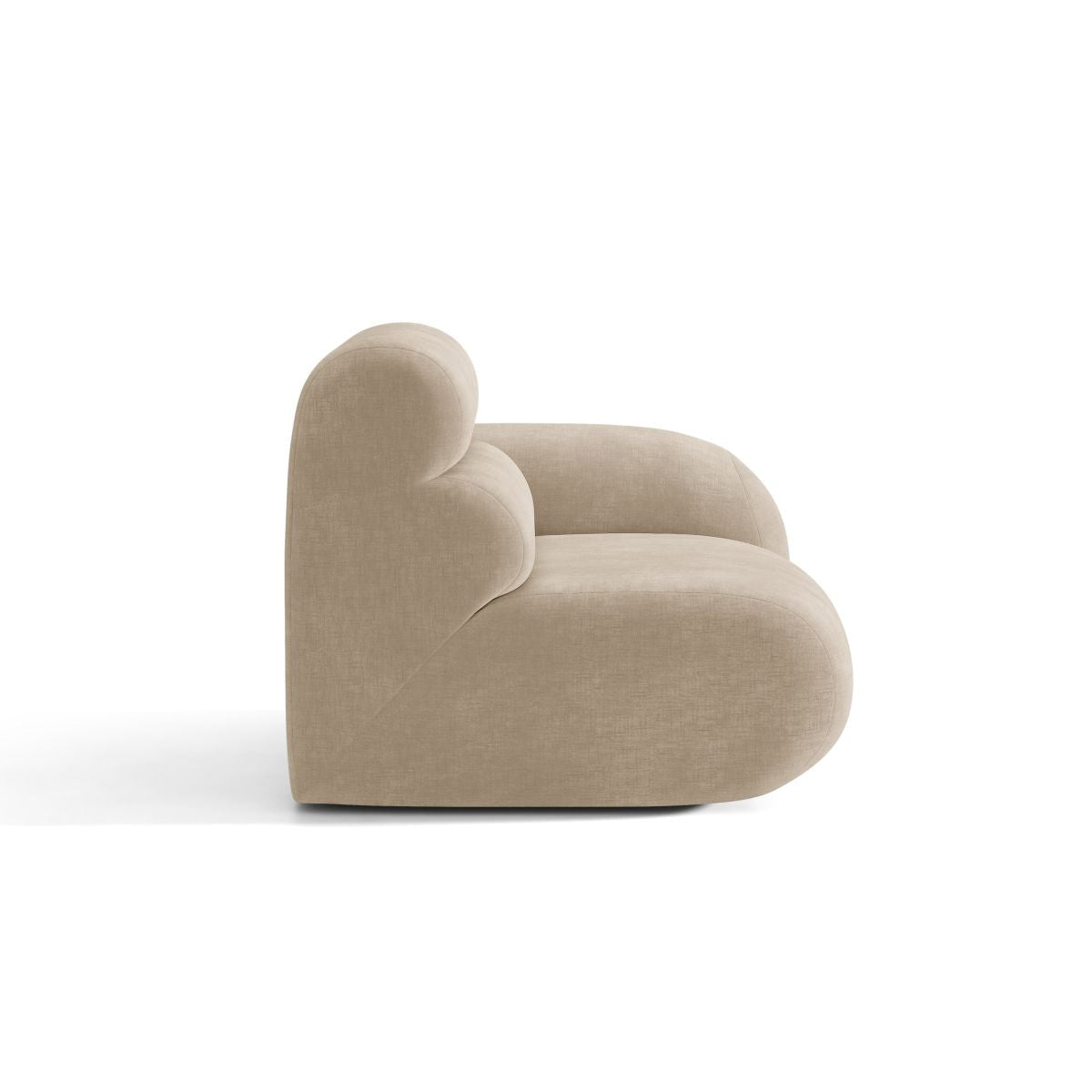 Sofa modulární NEO - pravý modul béžový šenil