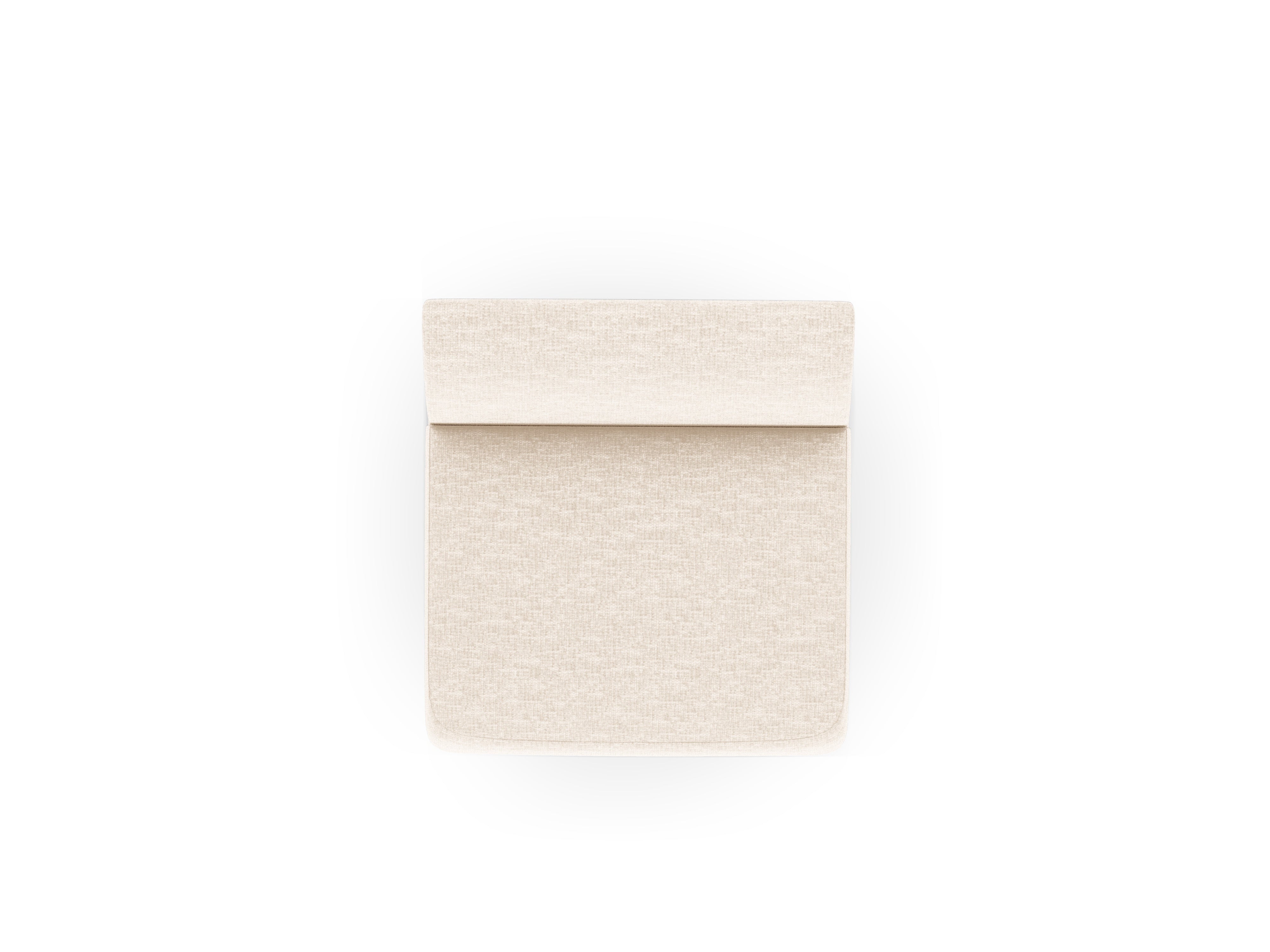 Armchair / module MILEY ivory chenille