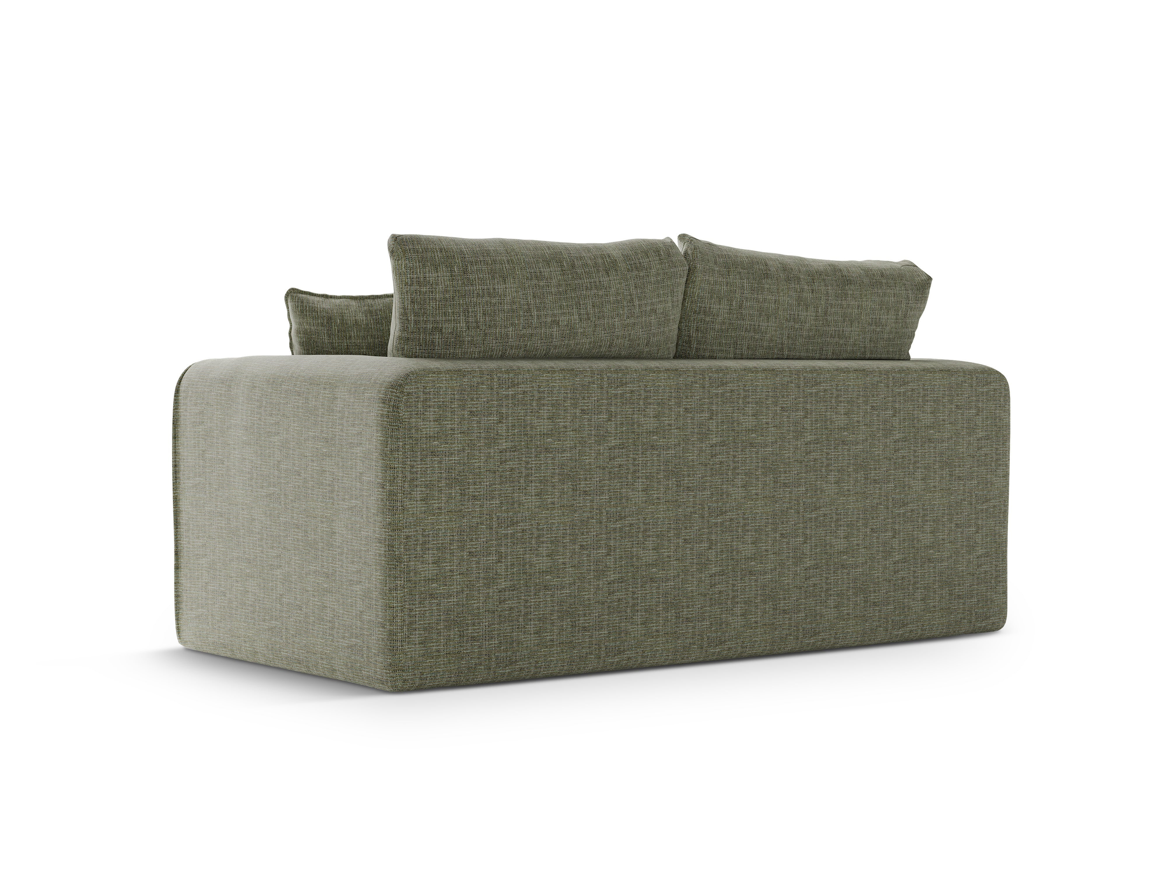 2-Seater Sofa with Sleeping Function LIDO Olive Melange