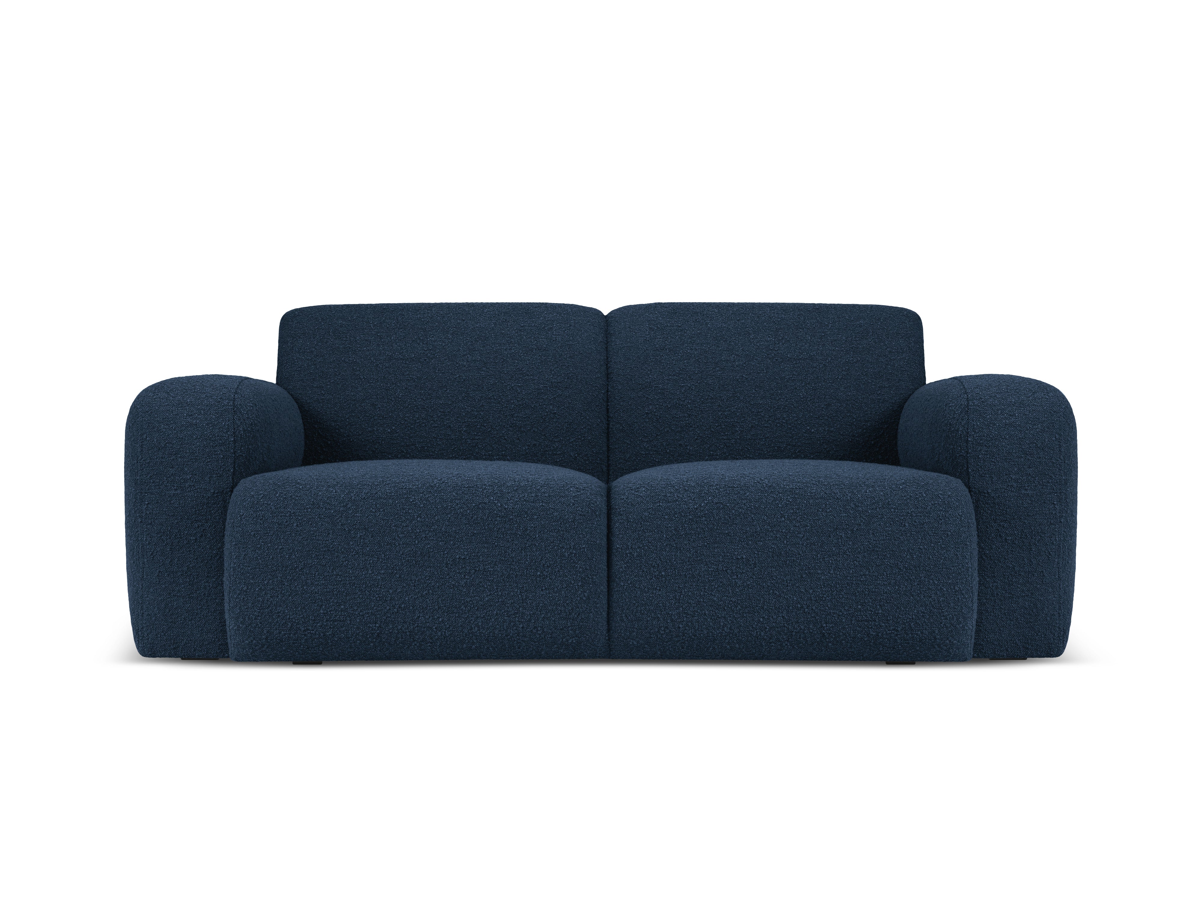 Sofa w tkaninie boucle 2-osobowa MOLINO granatowy Micadoni Eye on Design
